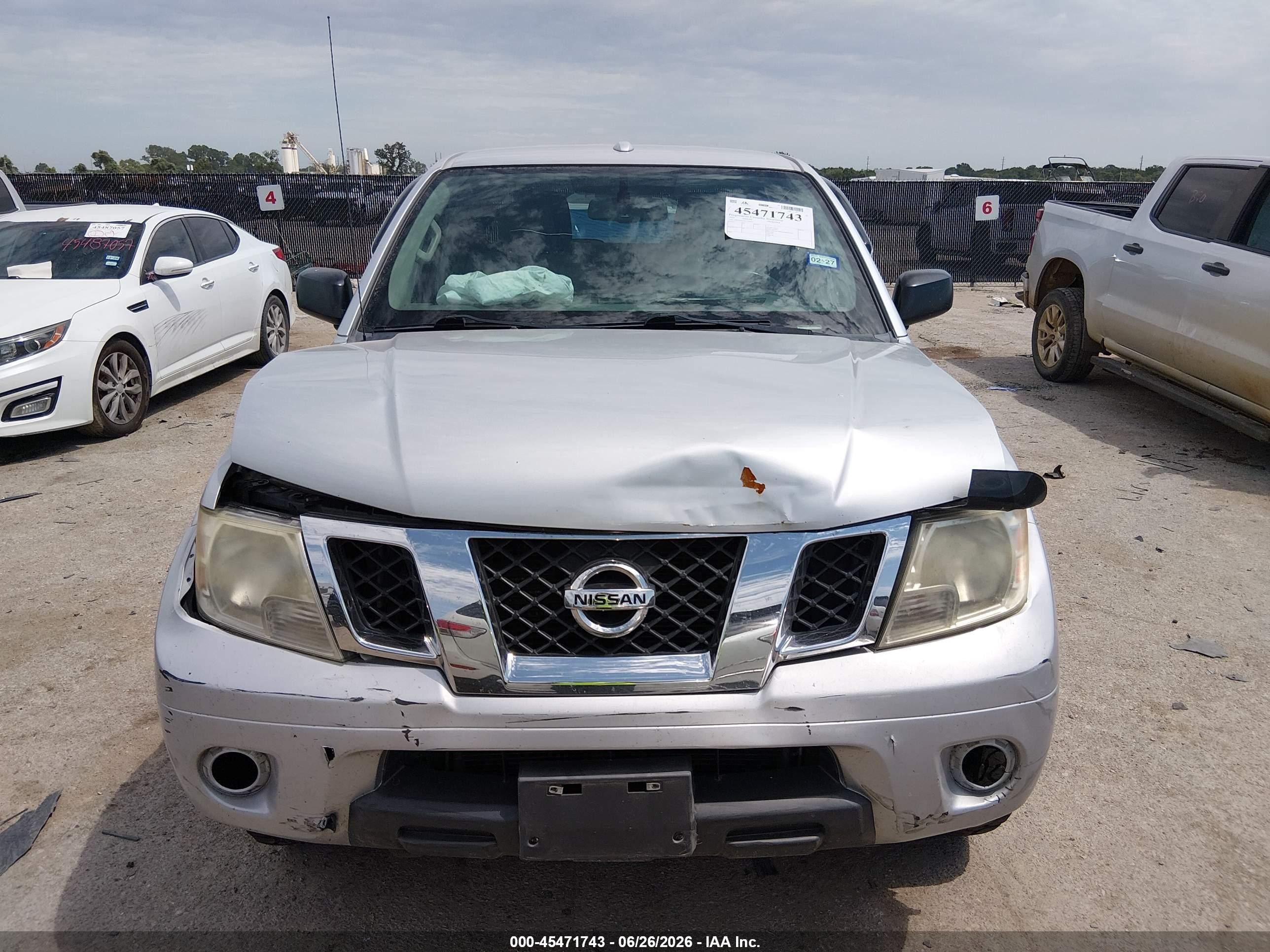 2012 Nissan Frontier Sv Silver vin: 1N6AD0EV9CC448959