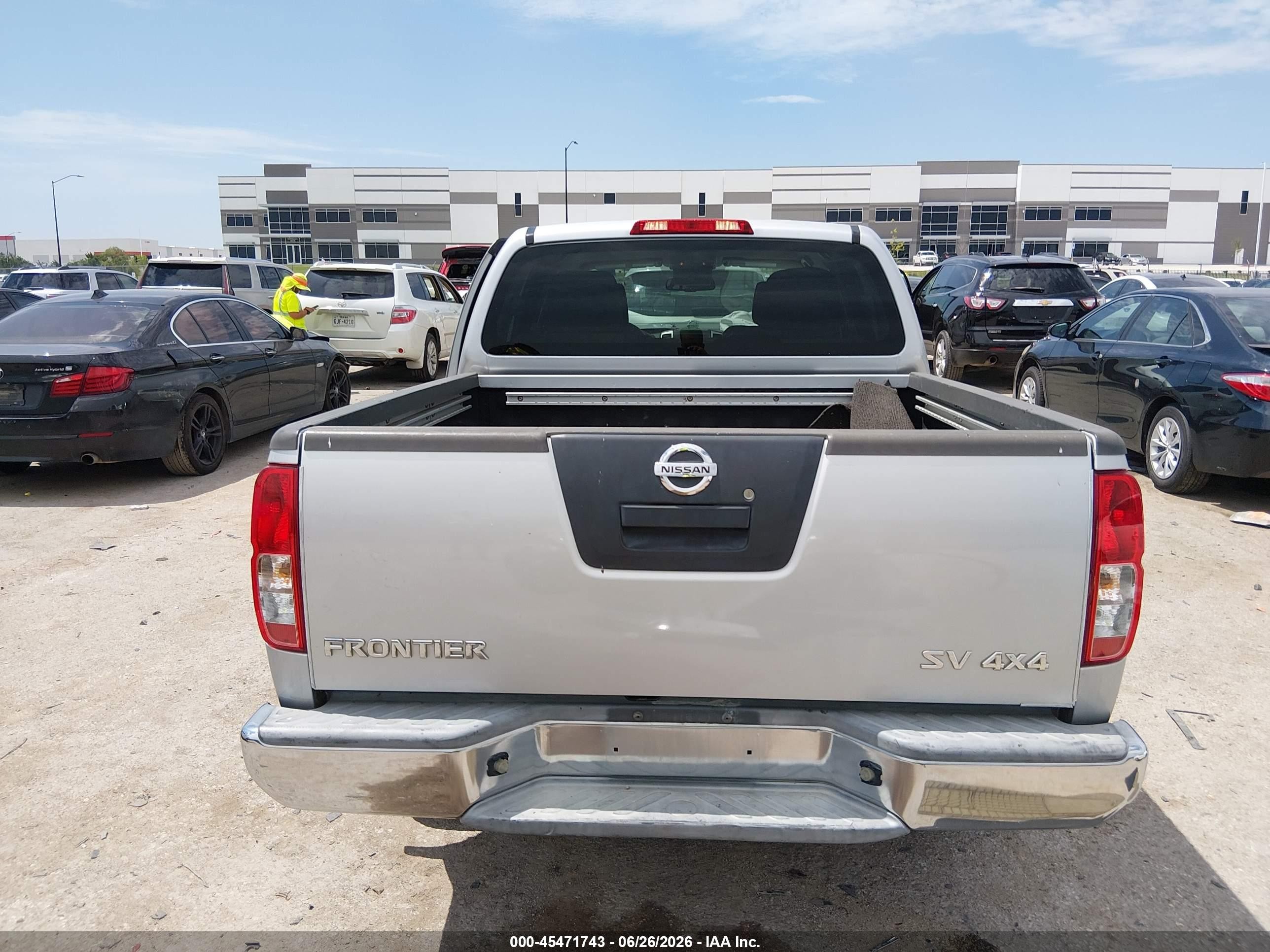2012 Nissan Frontier Sv Silver vin: 1N6AD0EV9CC448959