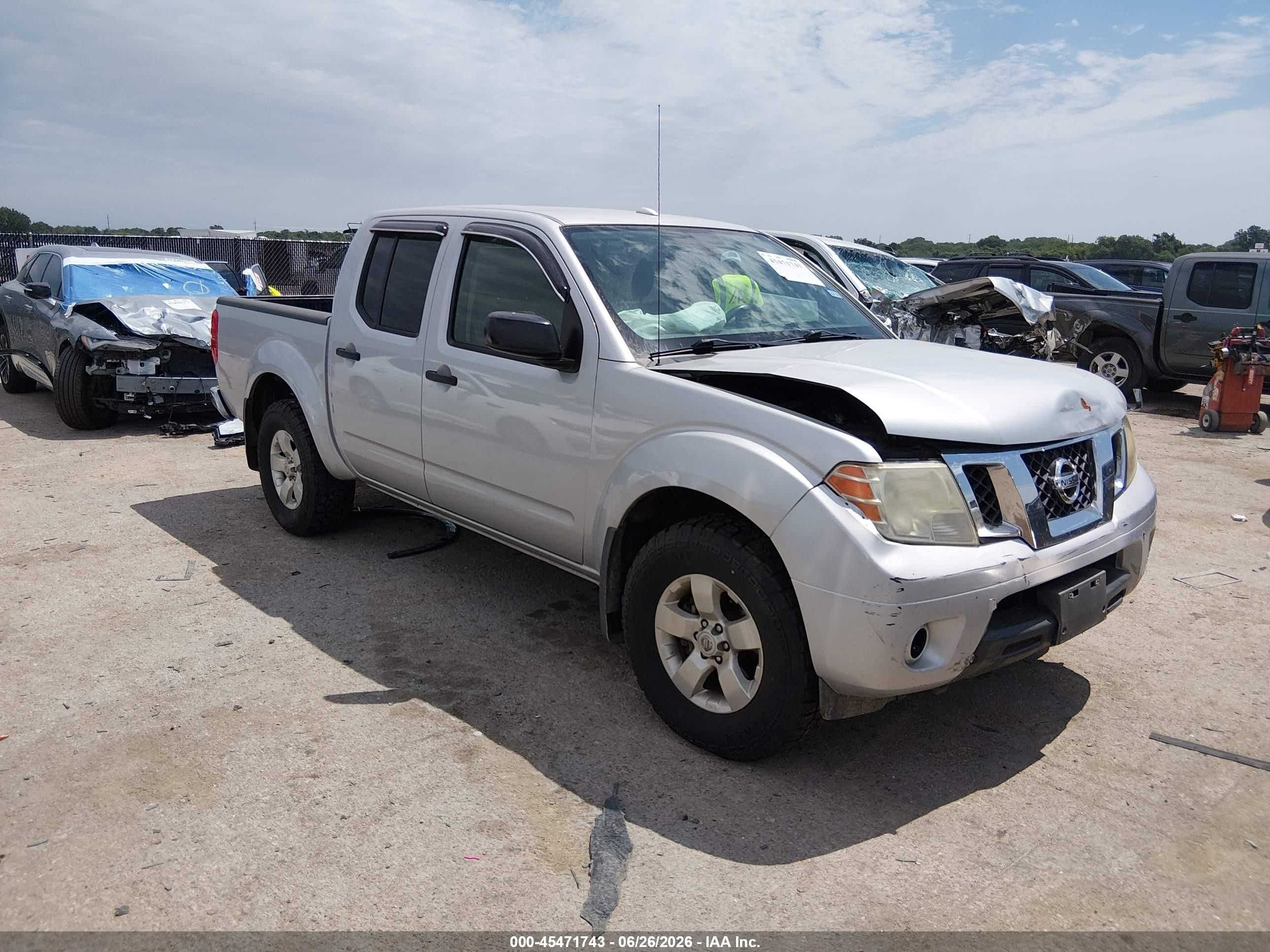 2012 Nissan Frontier Sv Silver vin: 1N6AD0EV9CC448959