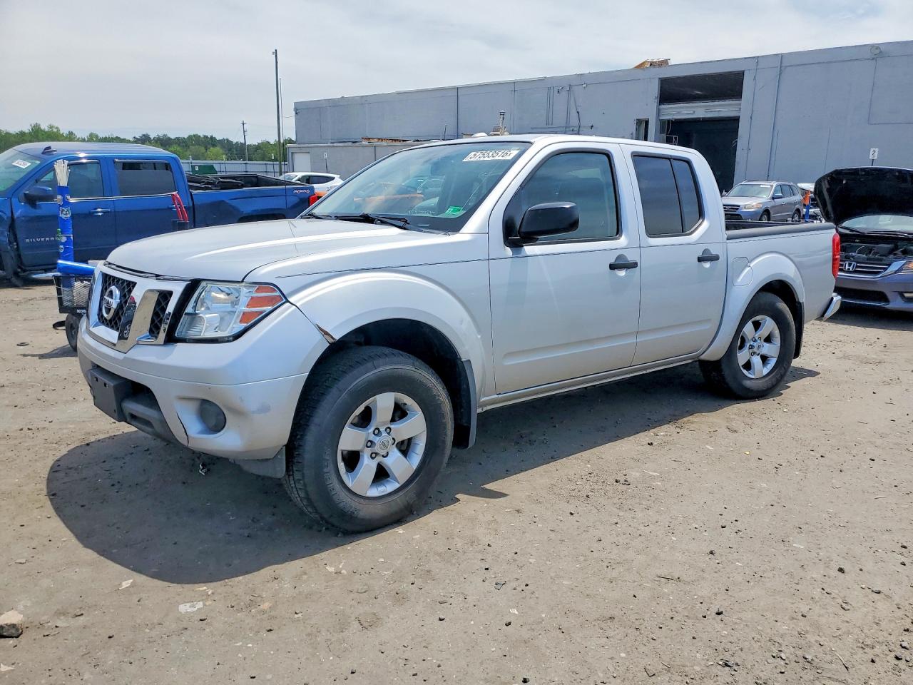2012 Nissan Frontier S Silver vin: 1N6AD0EV9CC451960