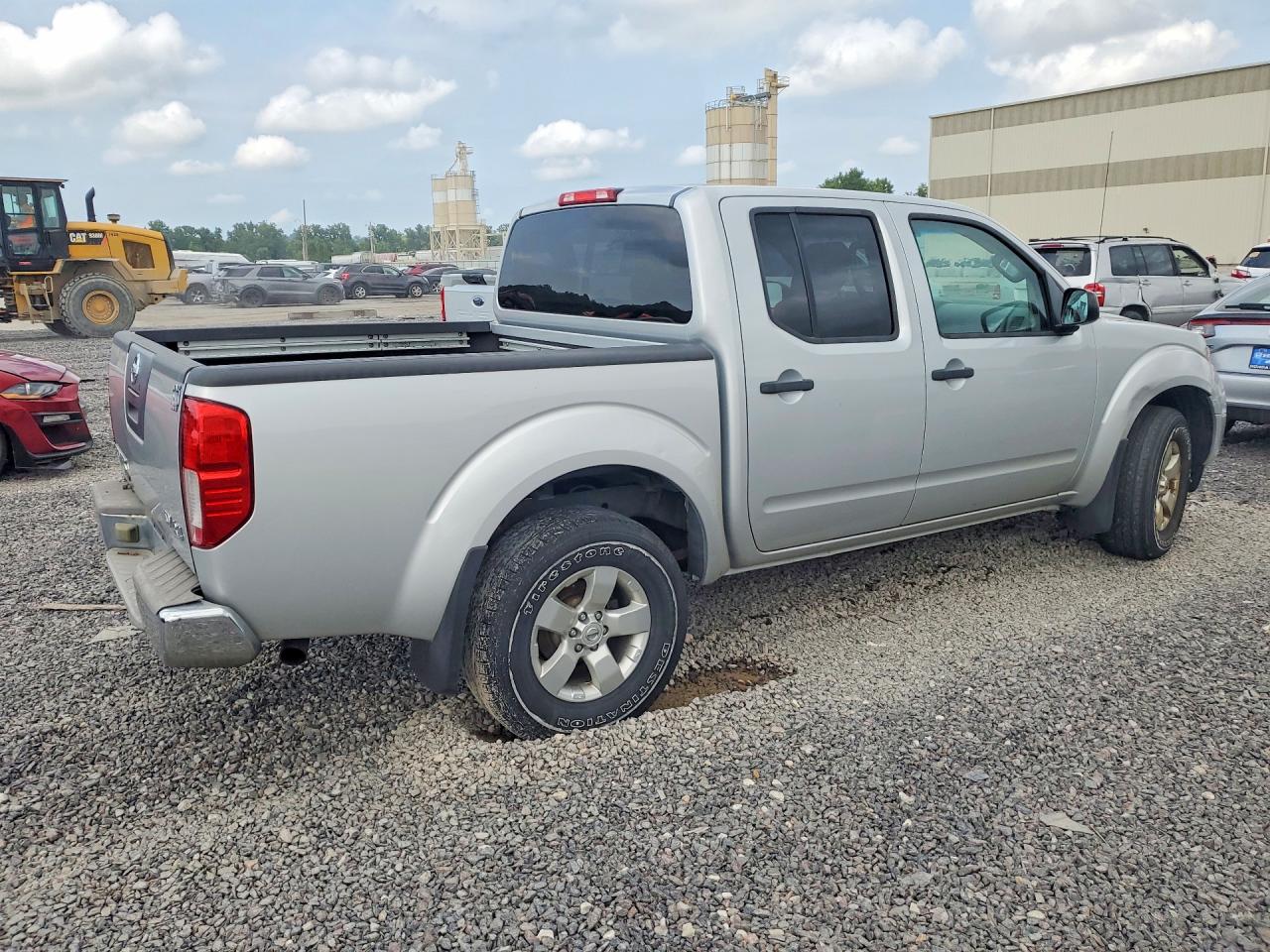 2012 Nissan Frontier S Silver vin: 1N6AD0EV9CC458441