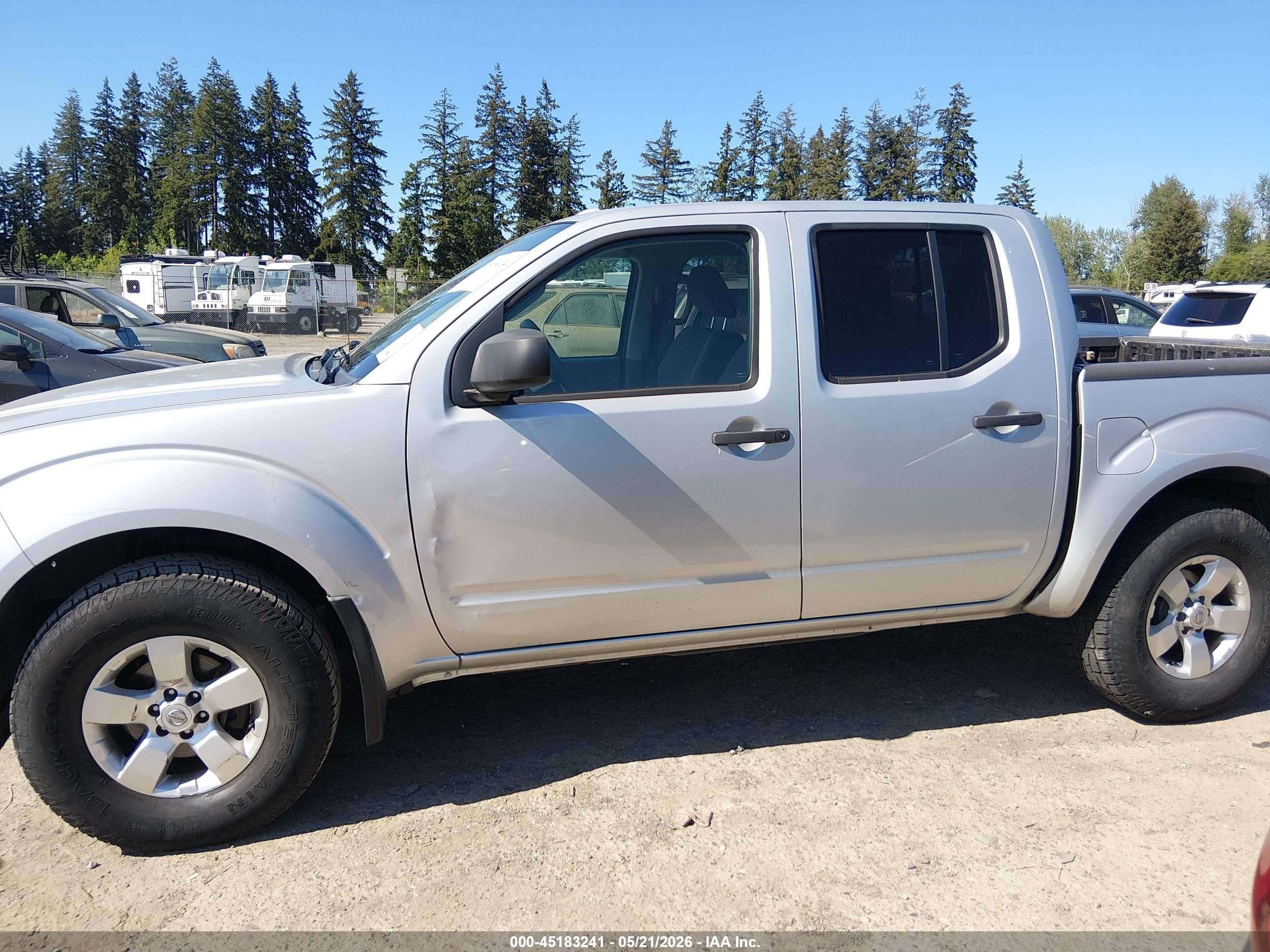 2013 Nissan Frontier Sv Silver vin: 1N6AD0EV9DN711182