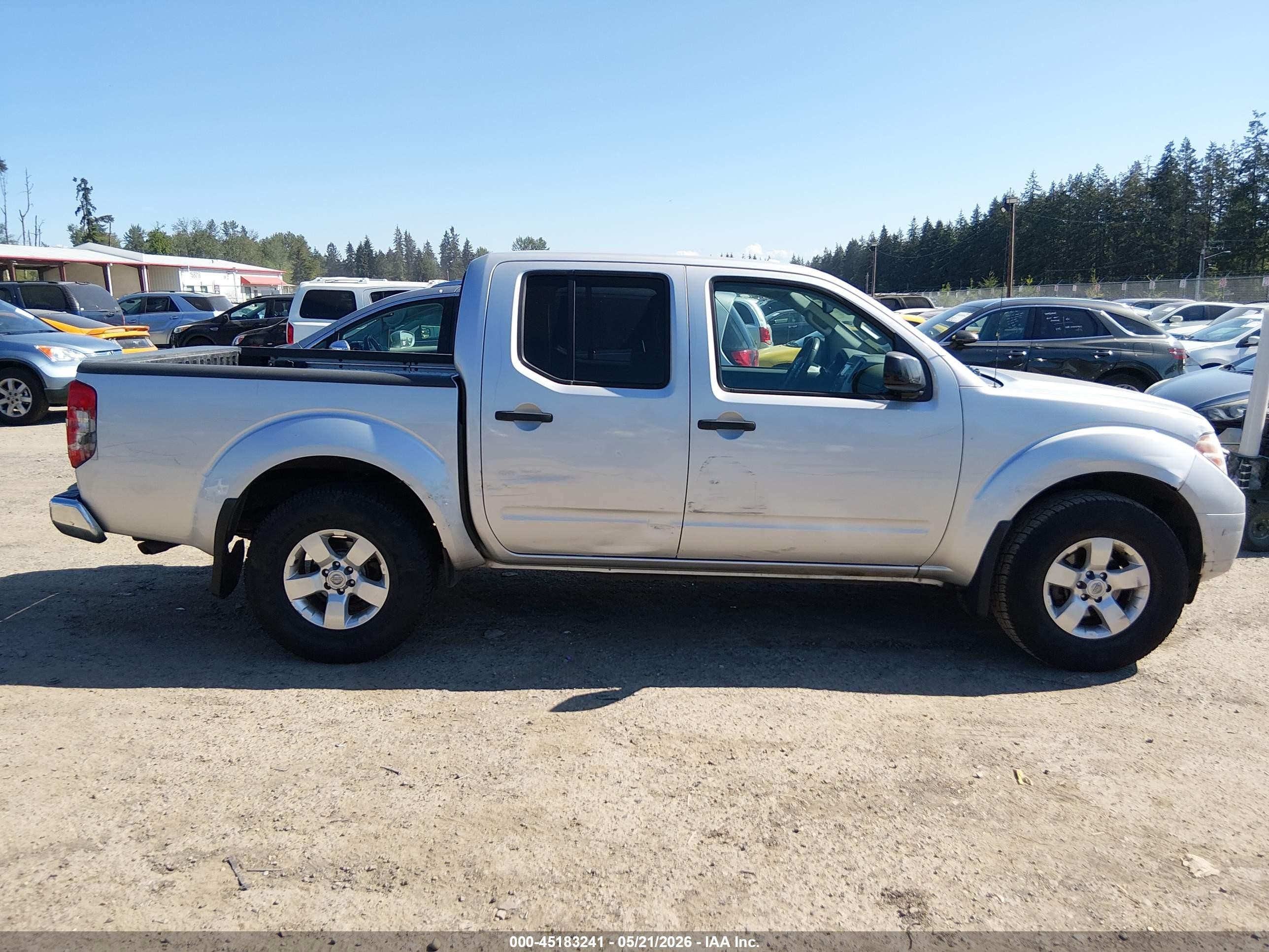 2013 Nissan Frontier Sv Silver vin: 1N6AD0EV9DN711182