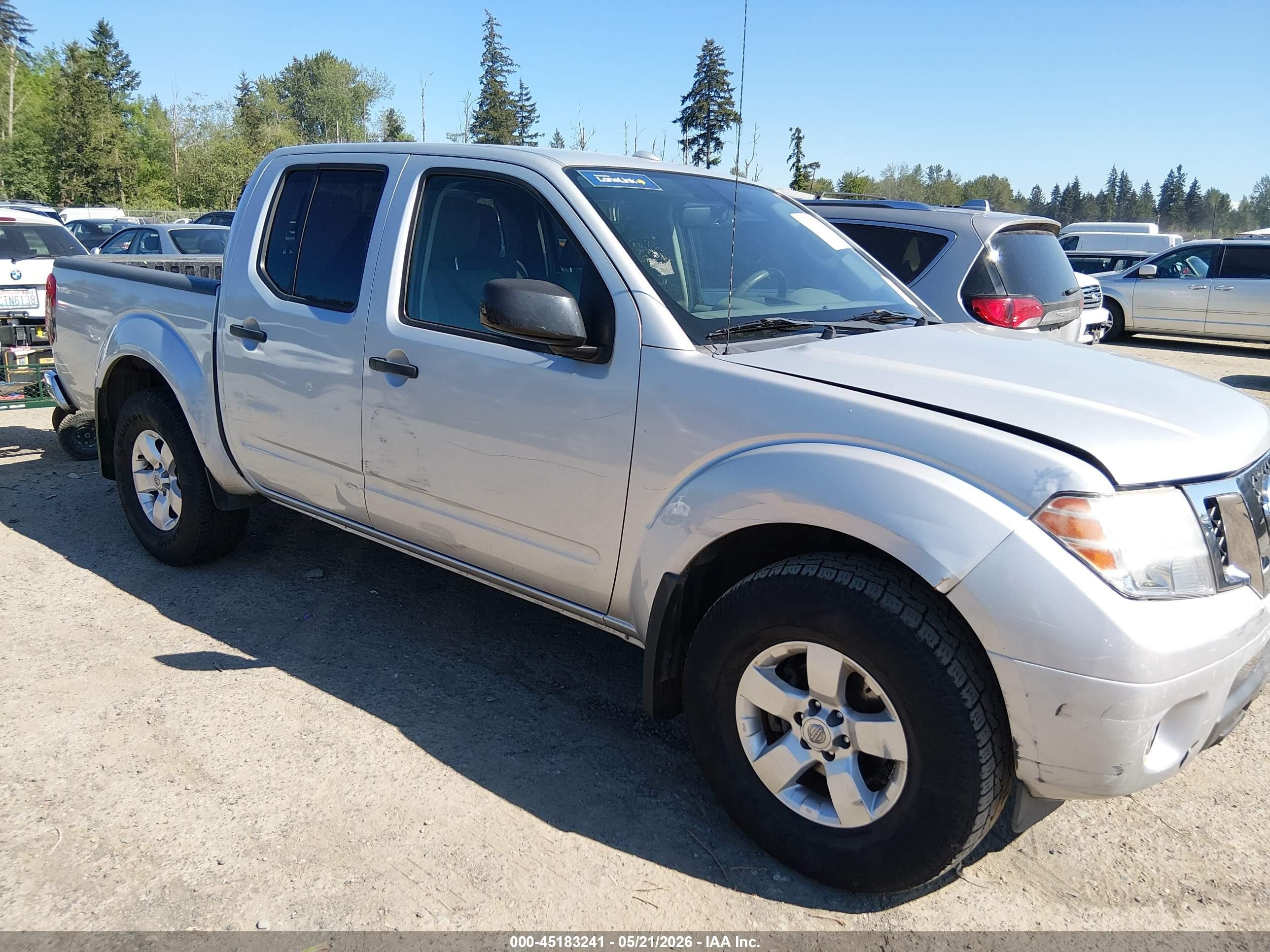 2013 Nissan Frontier Sv Silver vin: 1N6AD0EV9DN711182