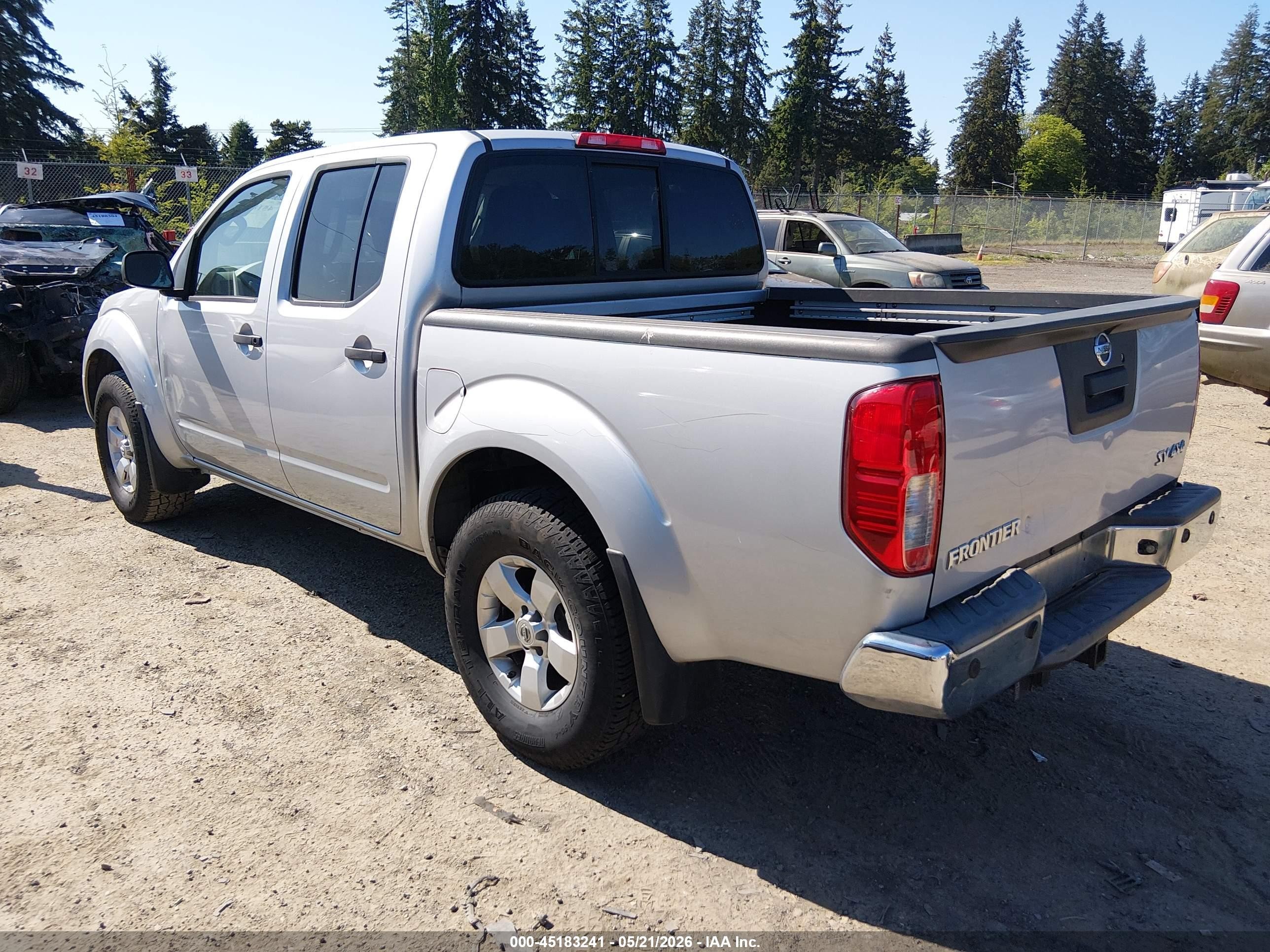 2013 Nissan Frontier Sv Silver vin: 1N6AD0EV9DN711182