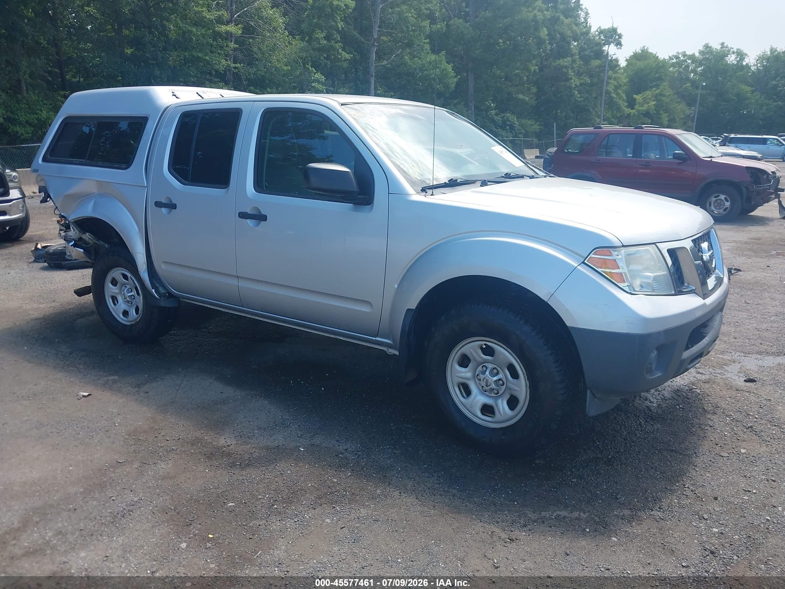 2013 Nissan Frontier S Silver vin: 1N6AD0EV9DN715443