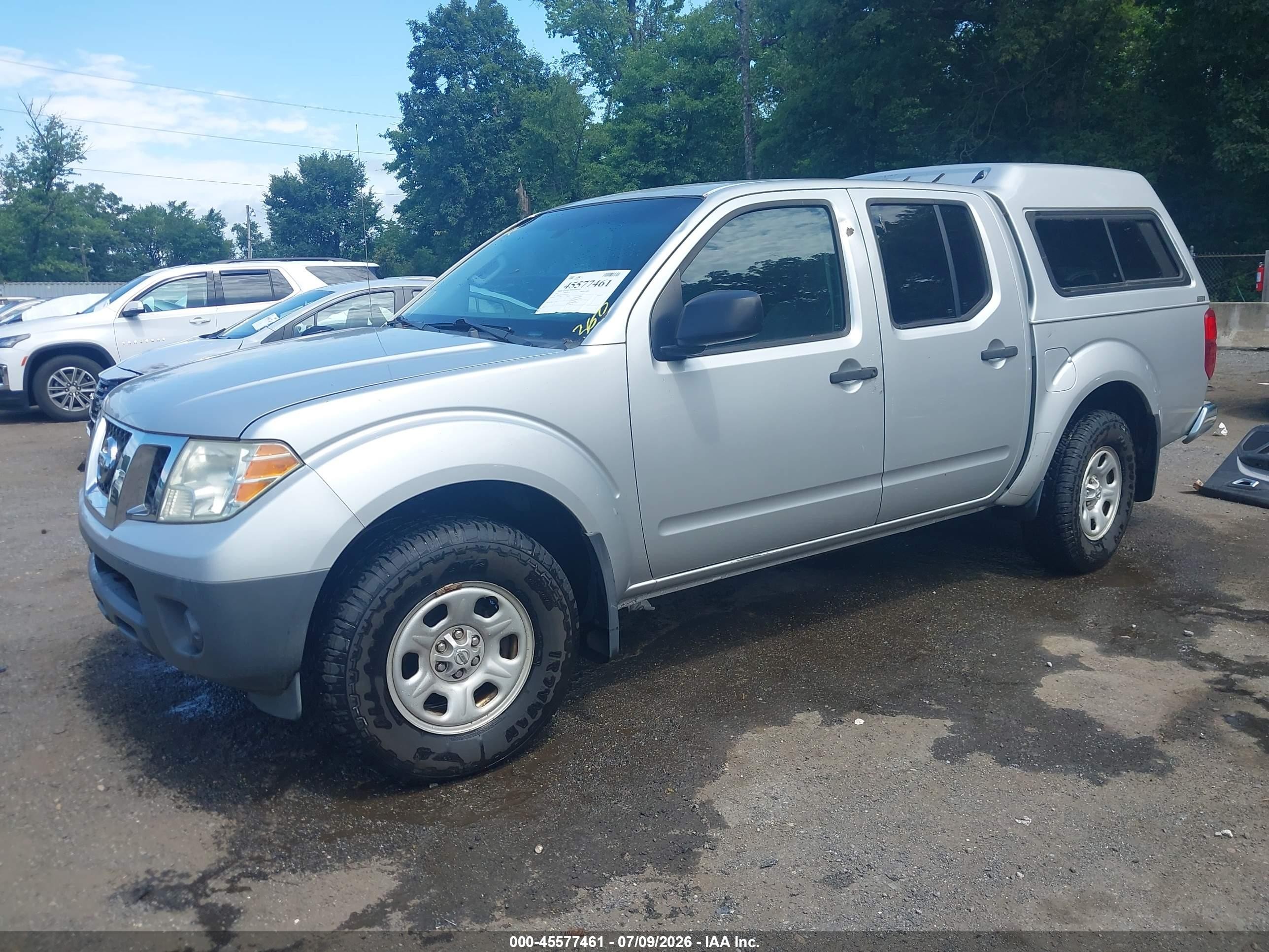 2013 Nissan Frontier S Silver vin: 1N6AD0EV9DN715443