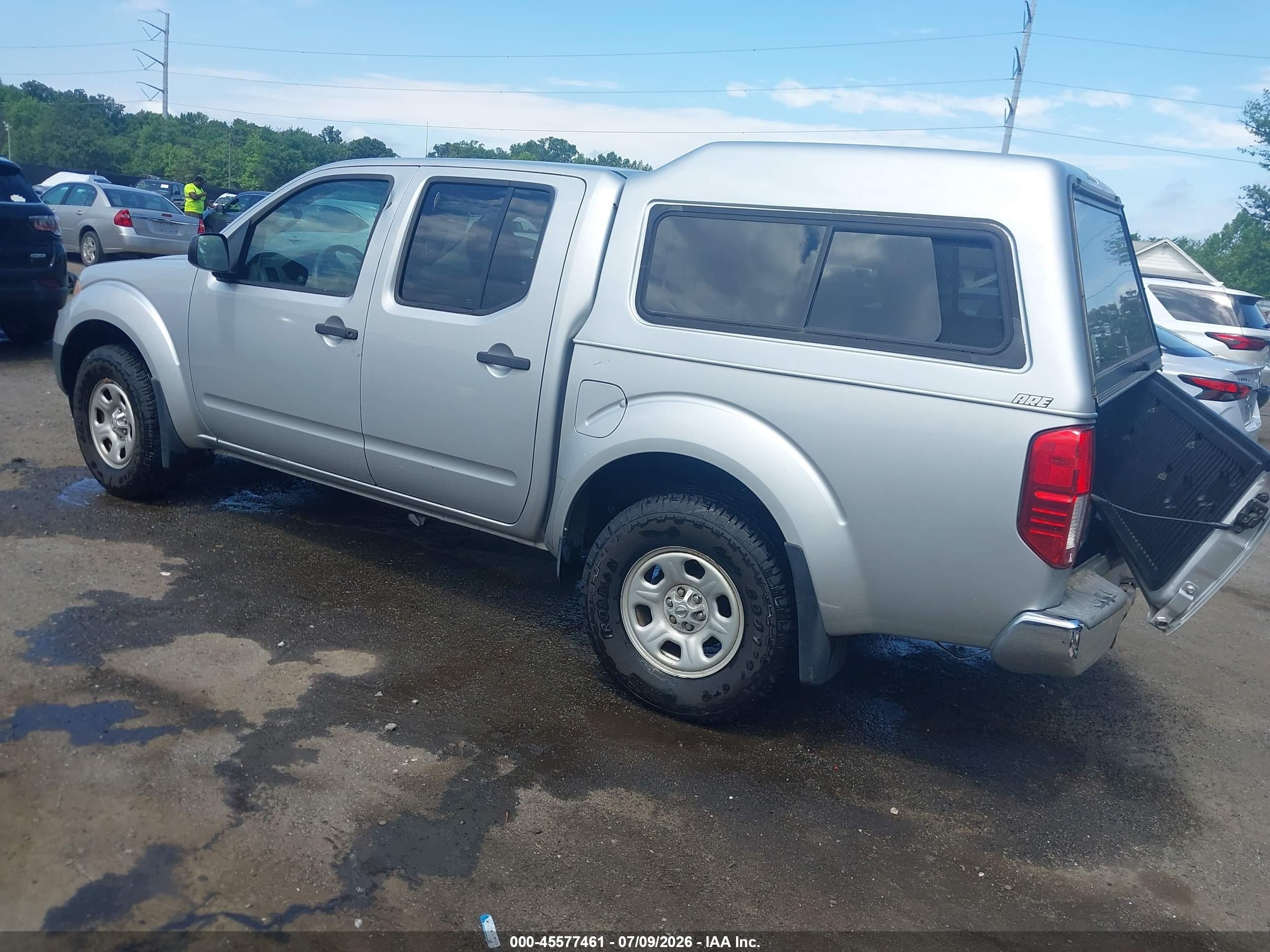 2013 Nissan Frontier S Silver vin: 1N6AD0EV9DN715443