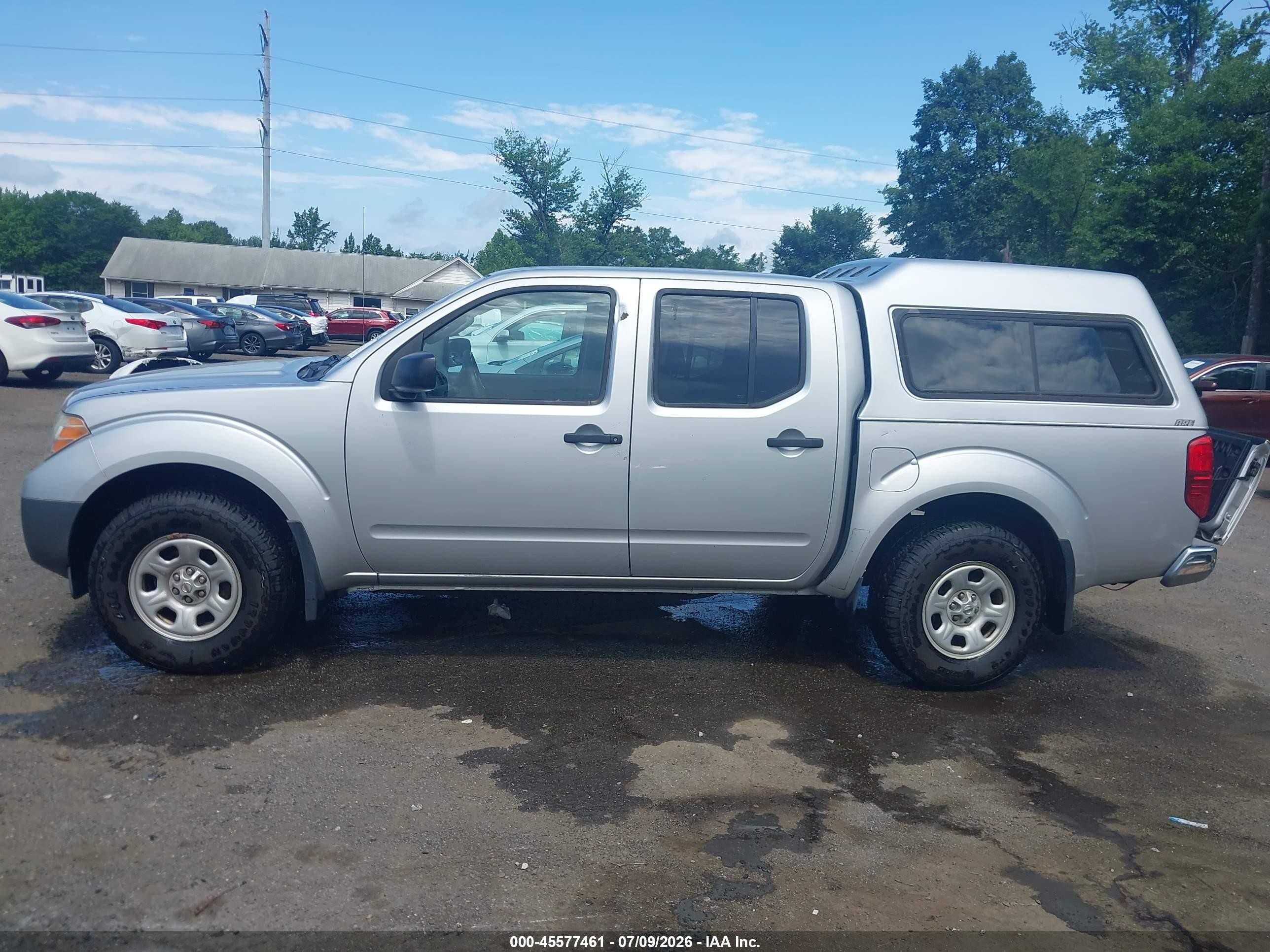 2013 Nissan Frontier S Silver vin: 1N6AD0EV9DN715443