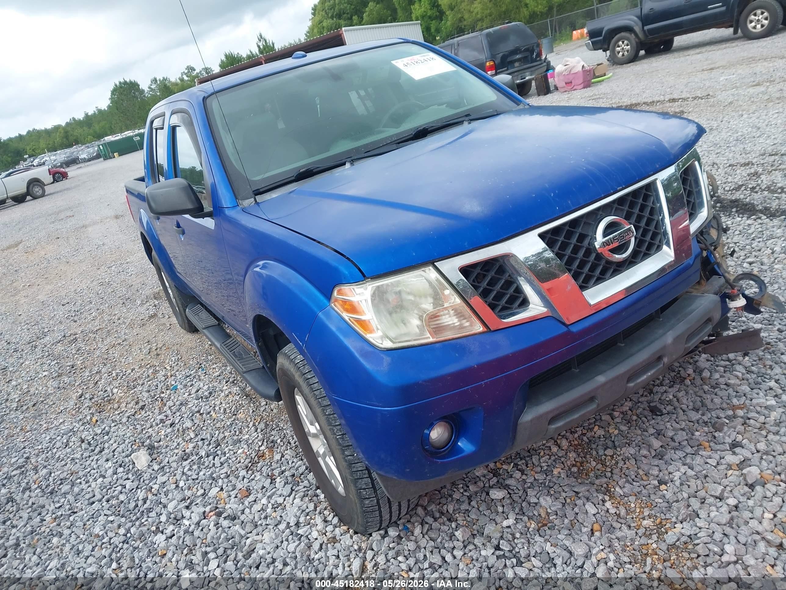 2014 Nissan Frontier Sv Blue vin: 1N6AD0EV9EN752168