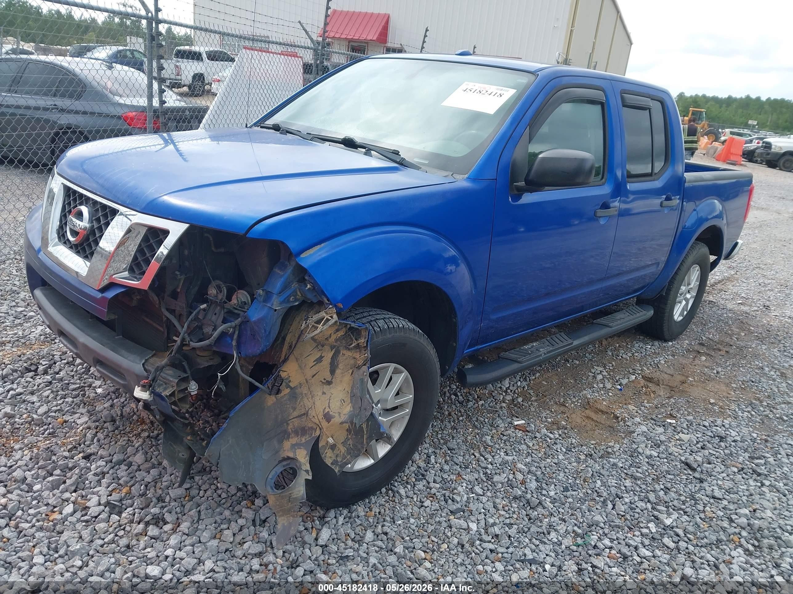 2014 Nissan Frontier Sv Blue vin: 1N6AD0EV9EN752168