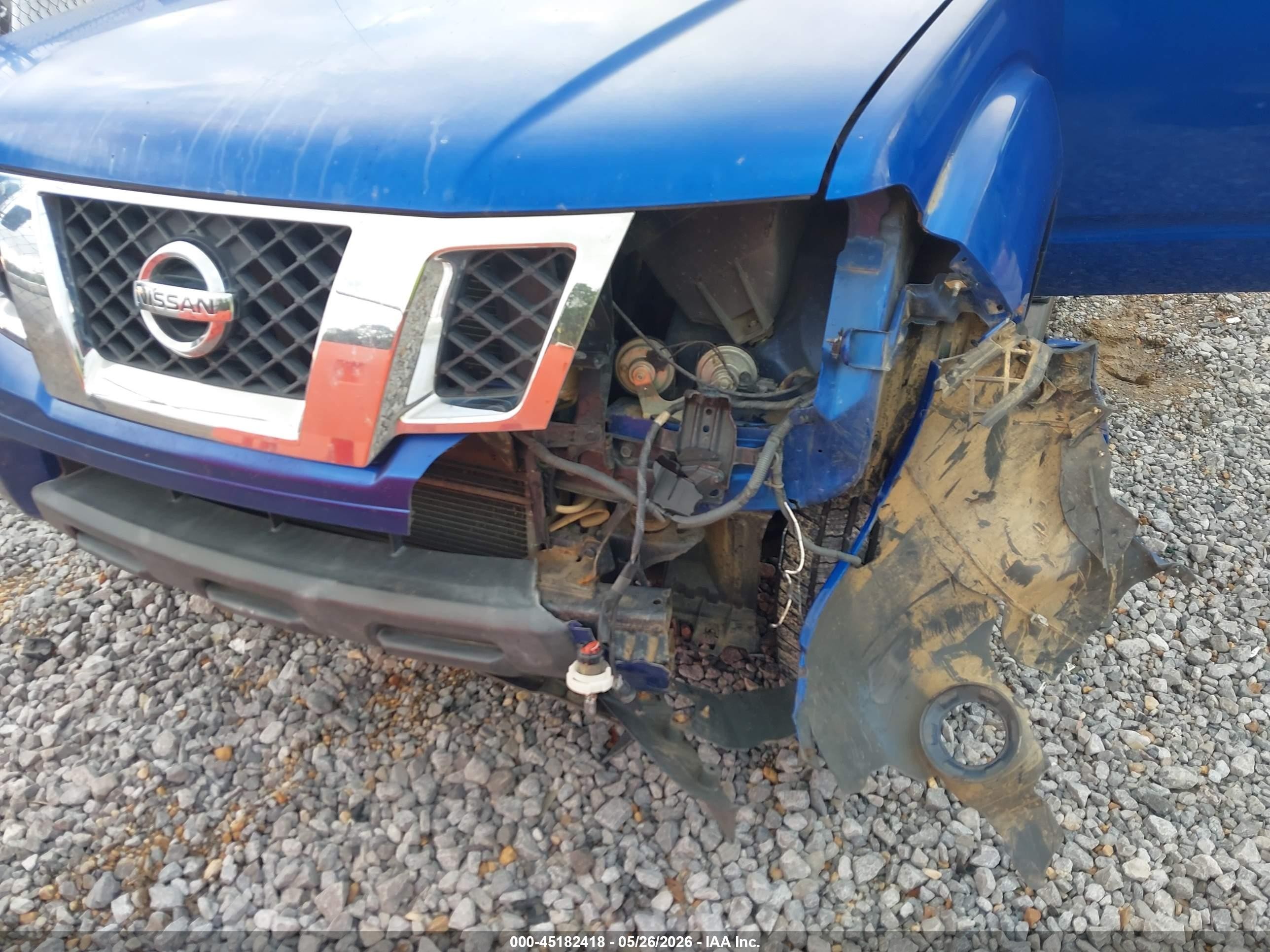 2014 Nissan Frontier Sv Blue vin: 1N6AD0EV9EN752168