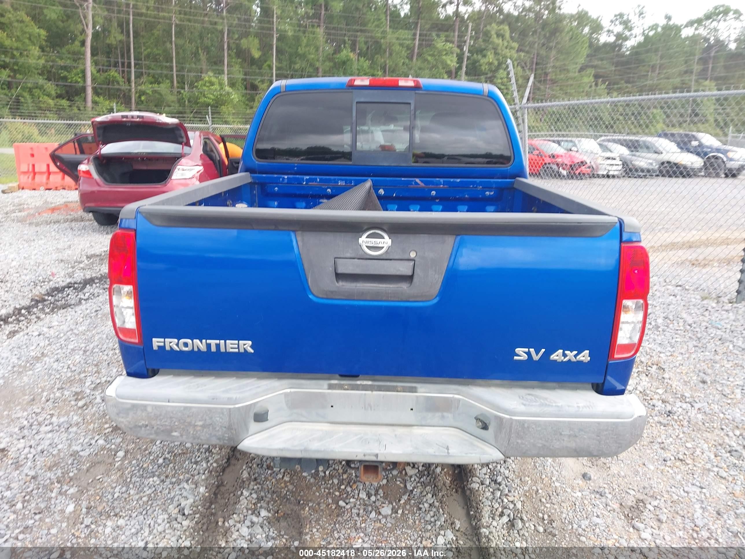 2014 Nissan Frontier Sv Blue vin: 1N6AD0EV9EN752168