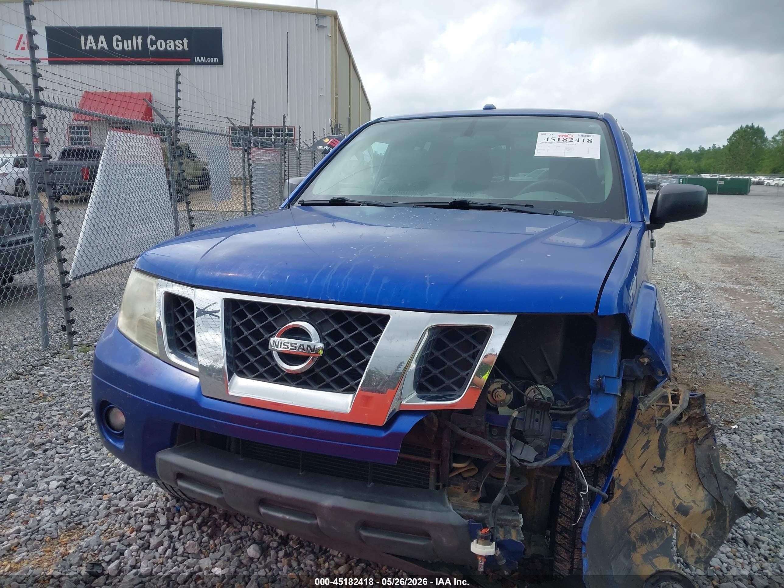 2014 Nissan Frontier Sv Blue vin: 1N6AD0EV9EN752168