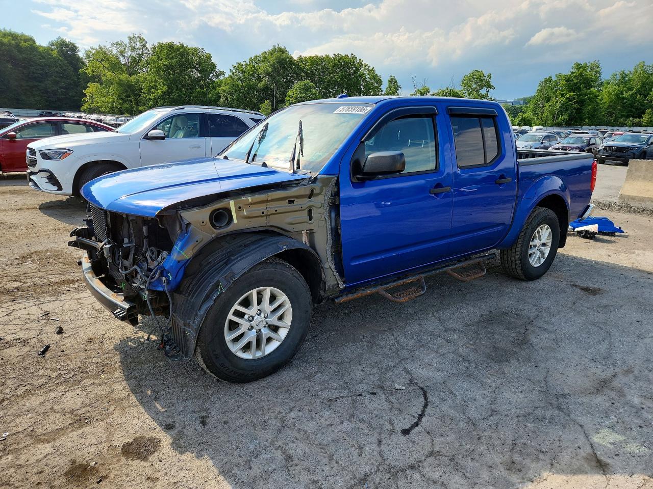 2014 Nissan Frontier S Blue vin: 1N6AD0EV9EN759234
