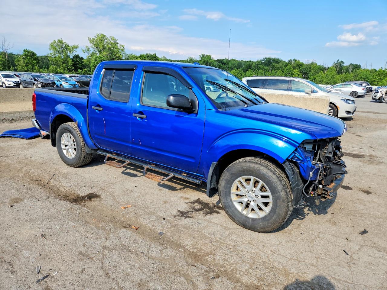2014 Nissan Frontier S Blue vin: 1N6AD0EV9EN759234
