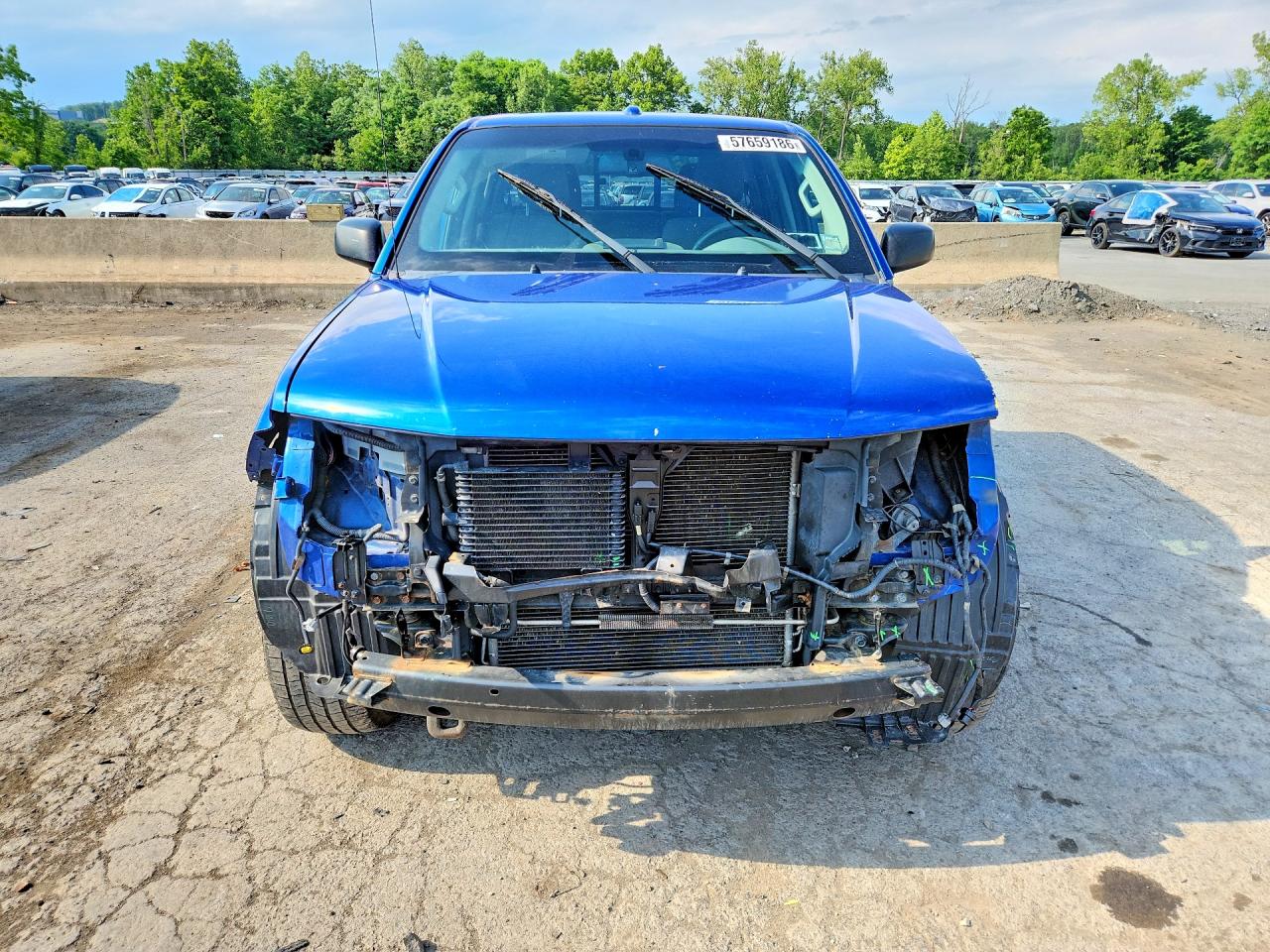 2014 Nissan Frontier S Blue vin: 1N6AD0EV9EN759234