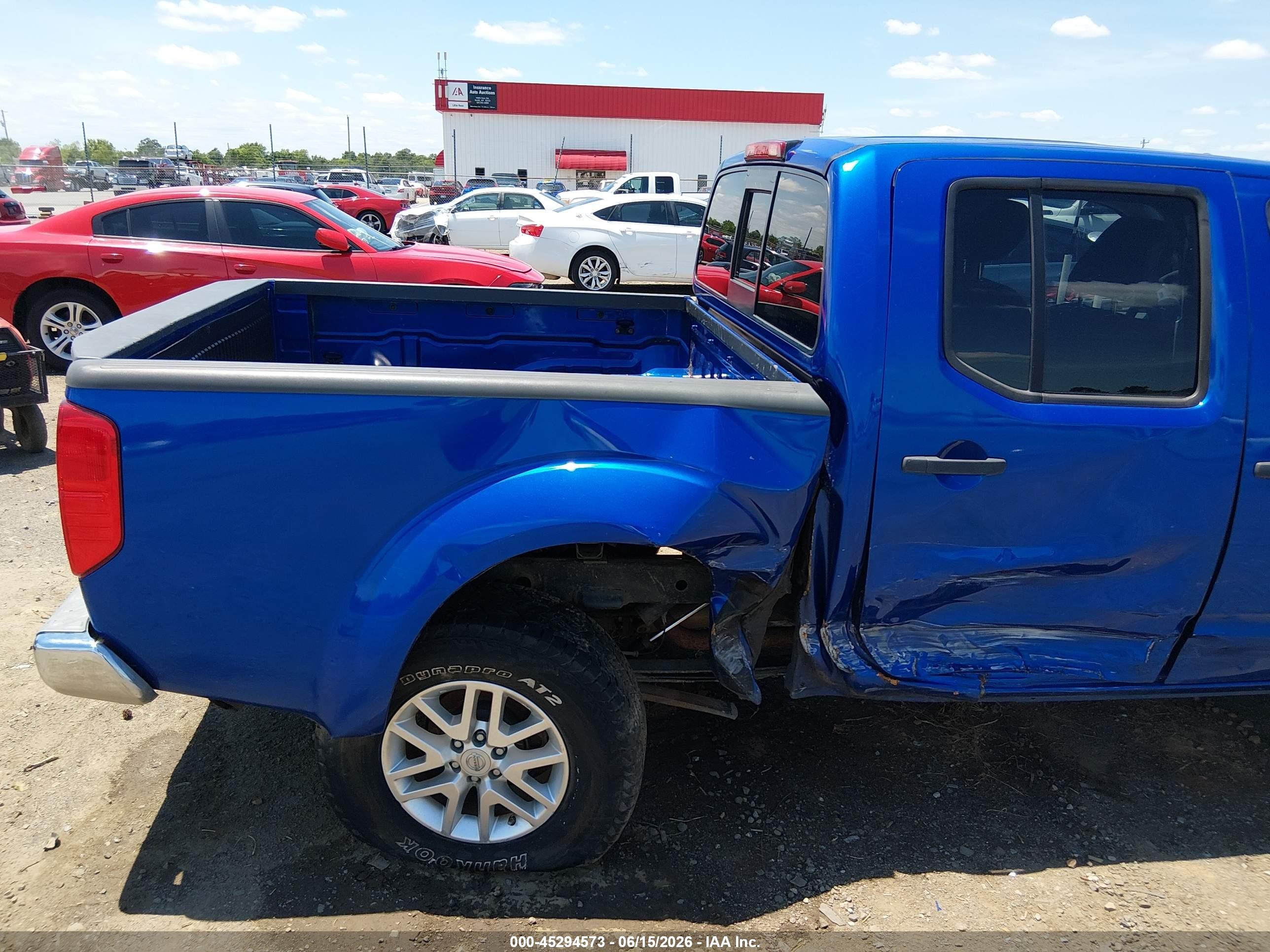 2015 Nissan Frontier Pro-4x/s/sl/sv Blue vin: 1N6AD0EV9FN708253