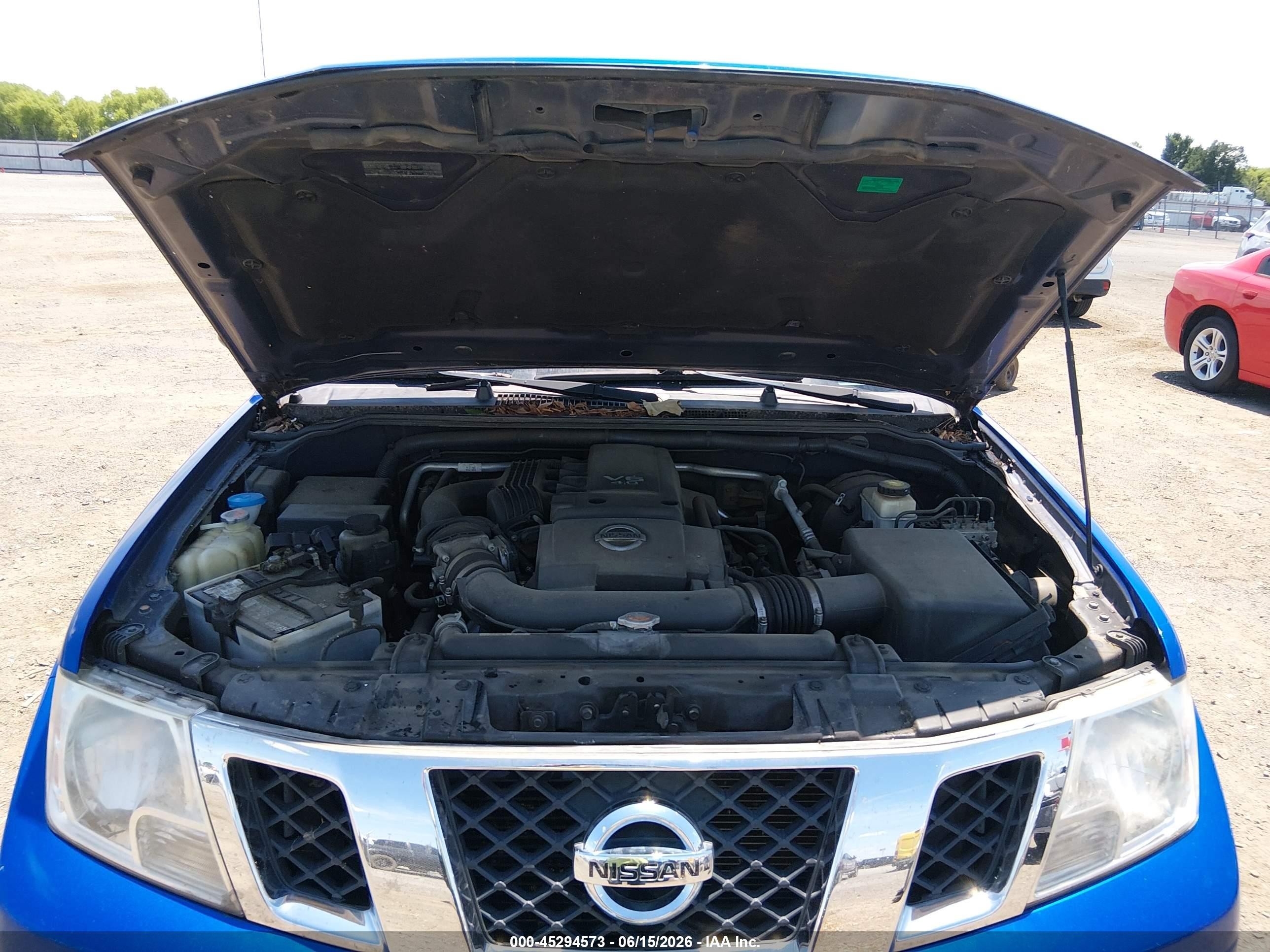 2015 Nissan Frontier Pro-4x/s/sl/sv Blue vin: 1N6AD0EV9FN708253