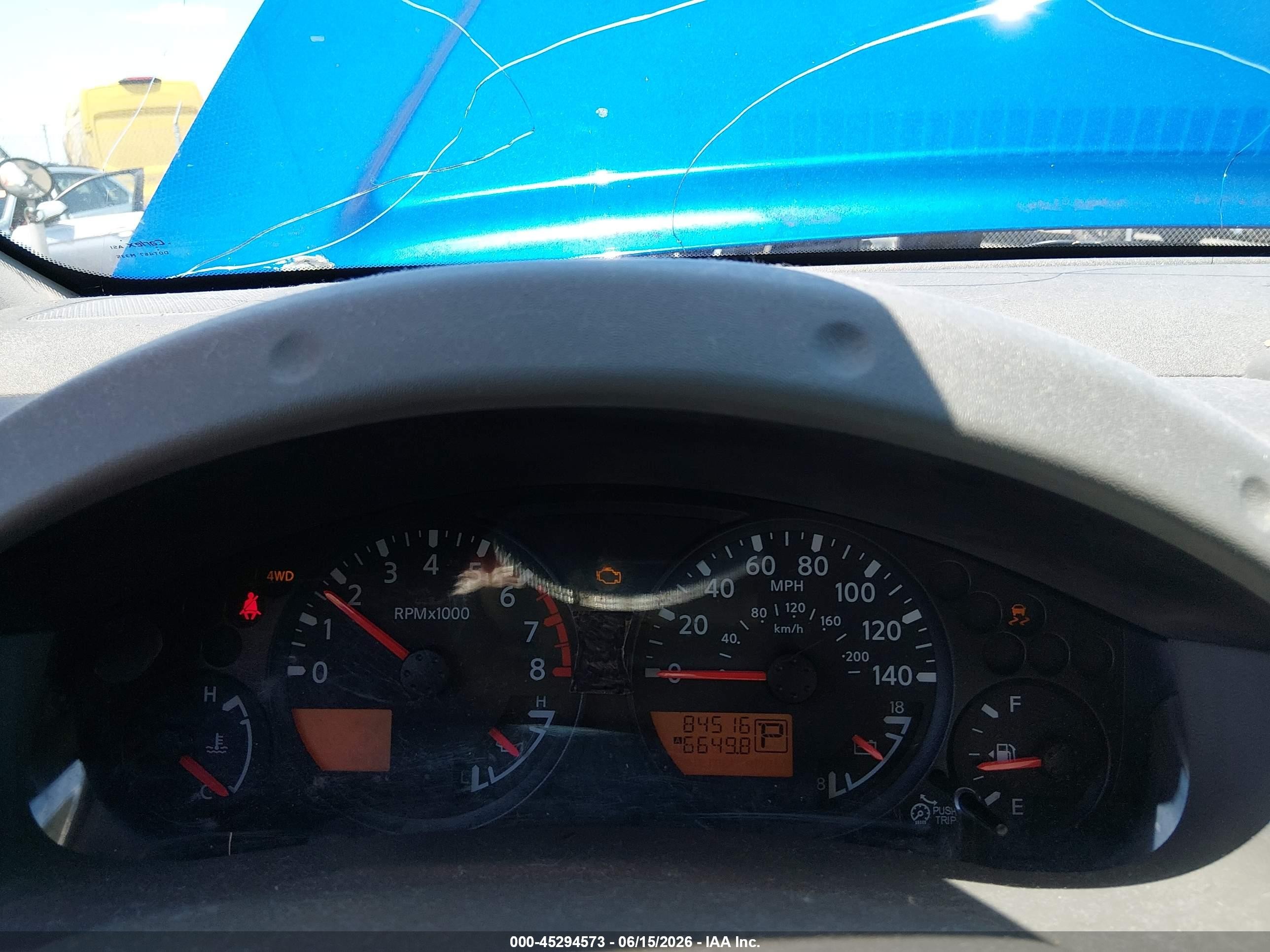 2015 Nissan Frontier Pro-4x/s/sl/sv Blue vin: 1N6AD0EV9FN708253