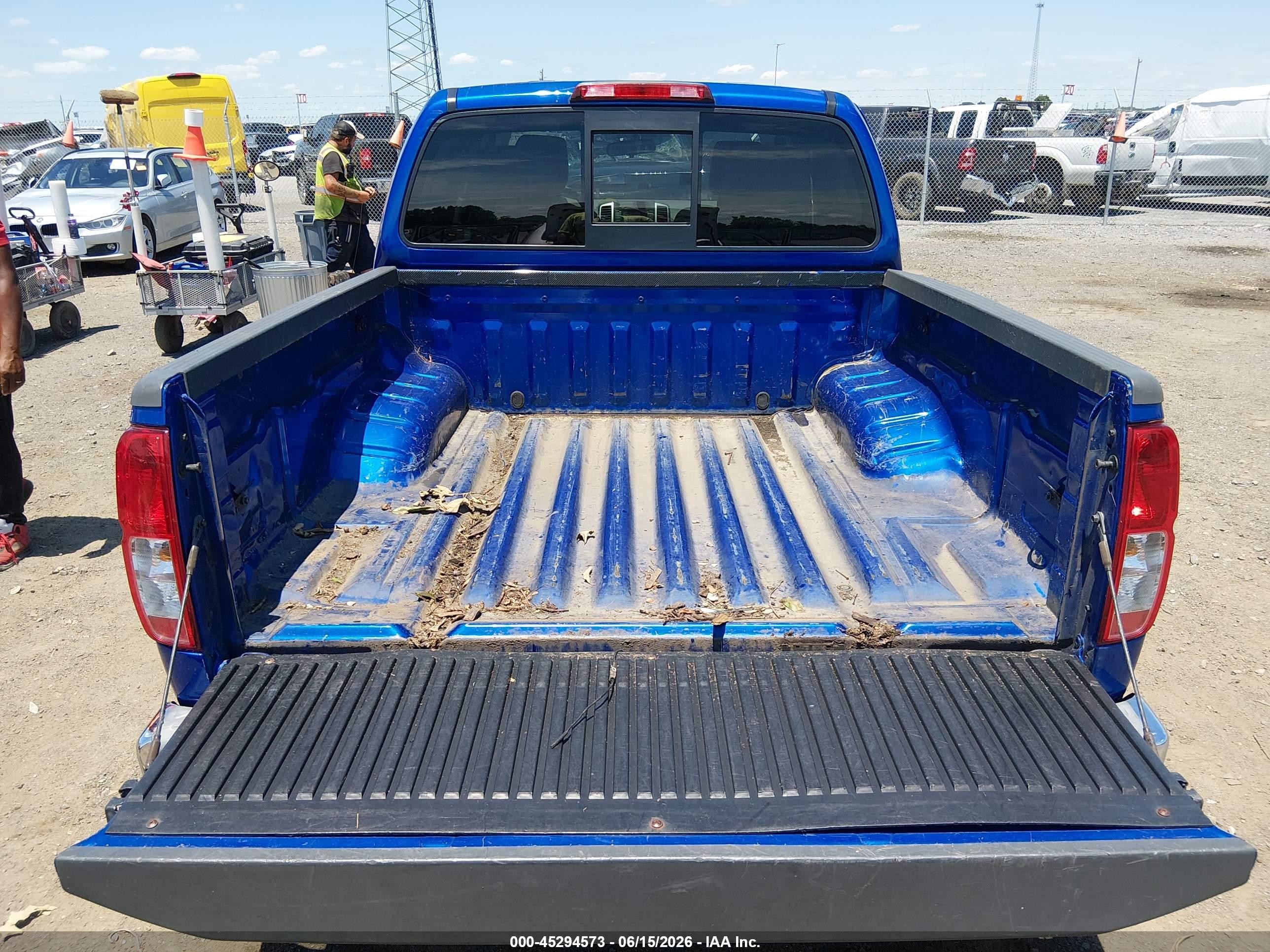 2015 Nissan Frontier Pro-4x/s/sl/sv Blue vin: 1N6AD0EV9FN708253