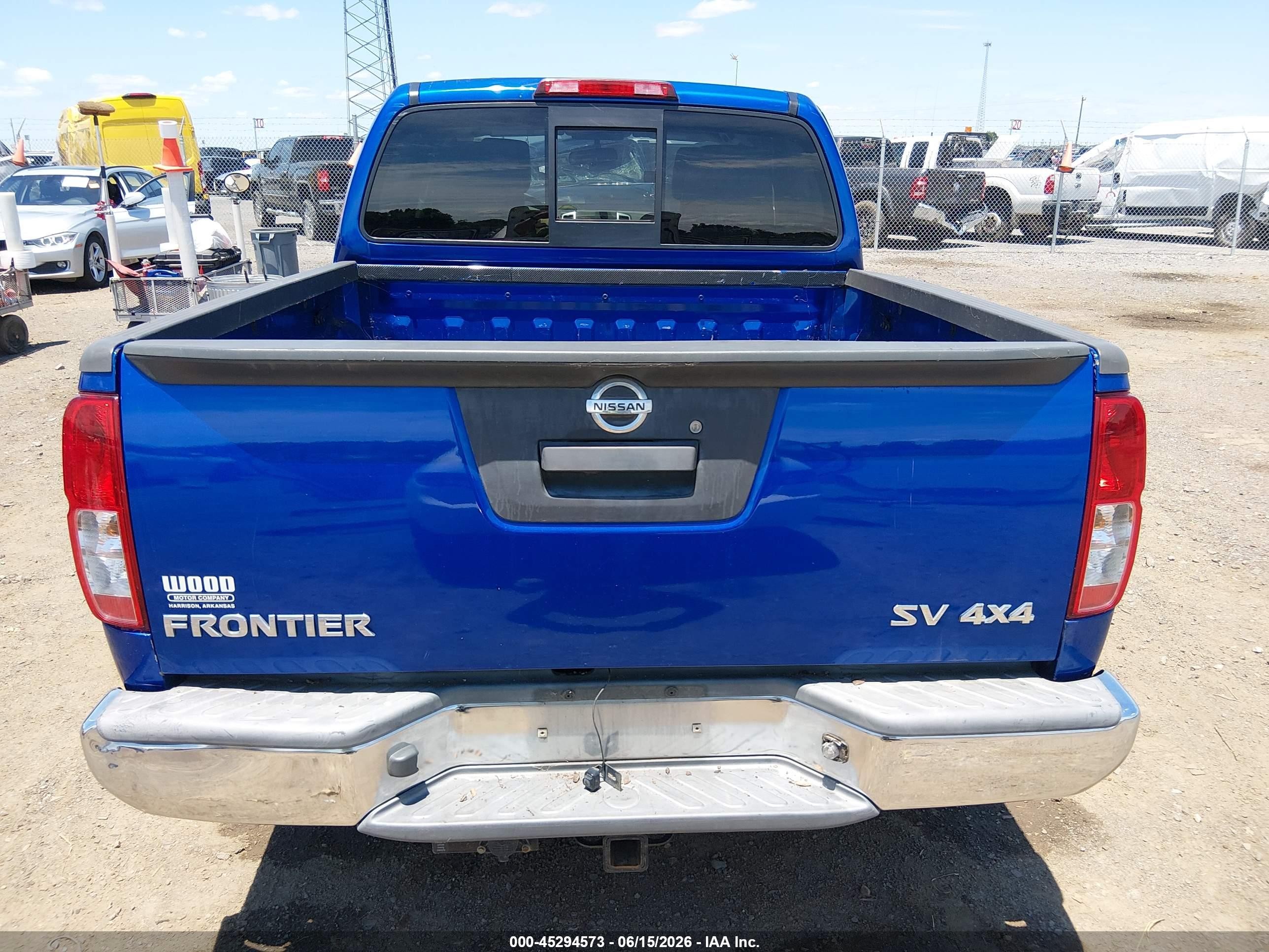 2015 Nissan Frontier Pro-4x/s/sl/sv Blue vin: 1N6AD0EV9FN708253