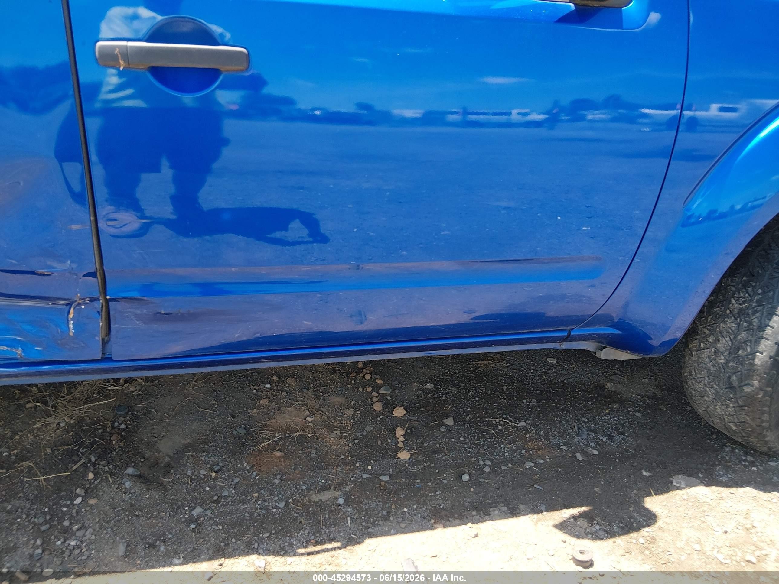 2015 Nissan Frontier Pro-4x/s/sl/sv Blue vin: 1N6AD0EV9FN708253