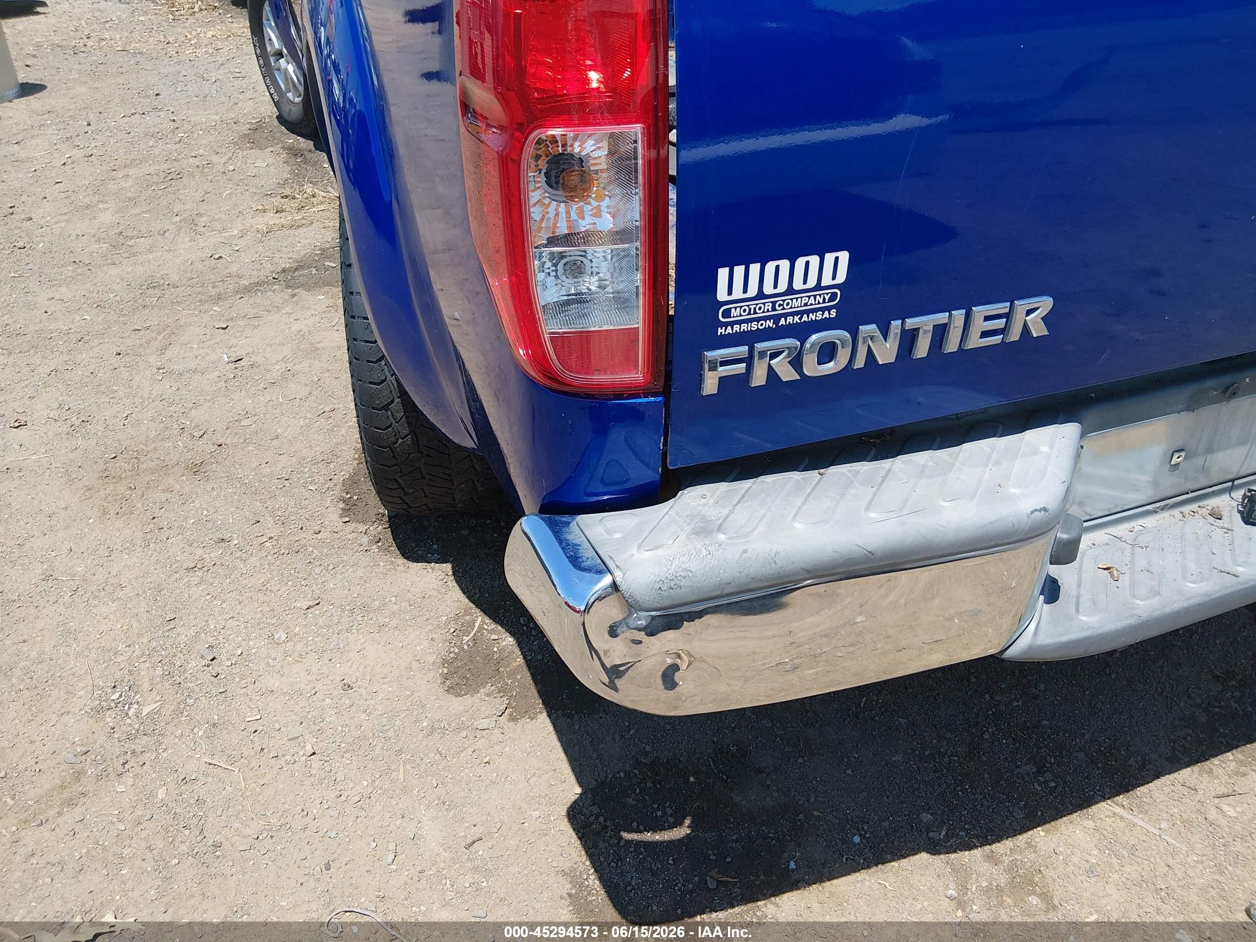 2015 Nissan Frontier Pro-4x/s/sl/sv Blue vin: 1N6AD0EV9FN708253