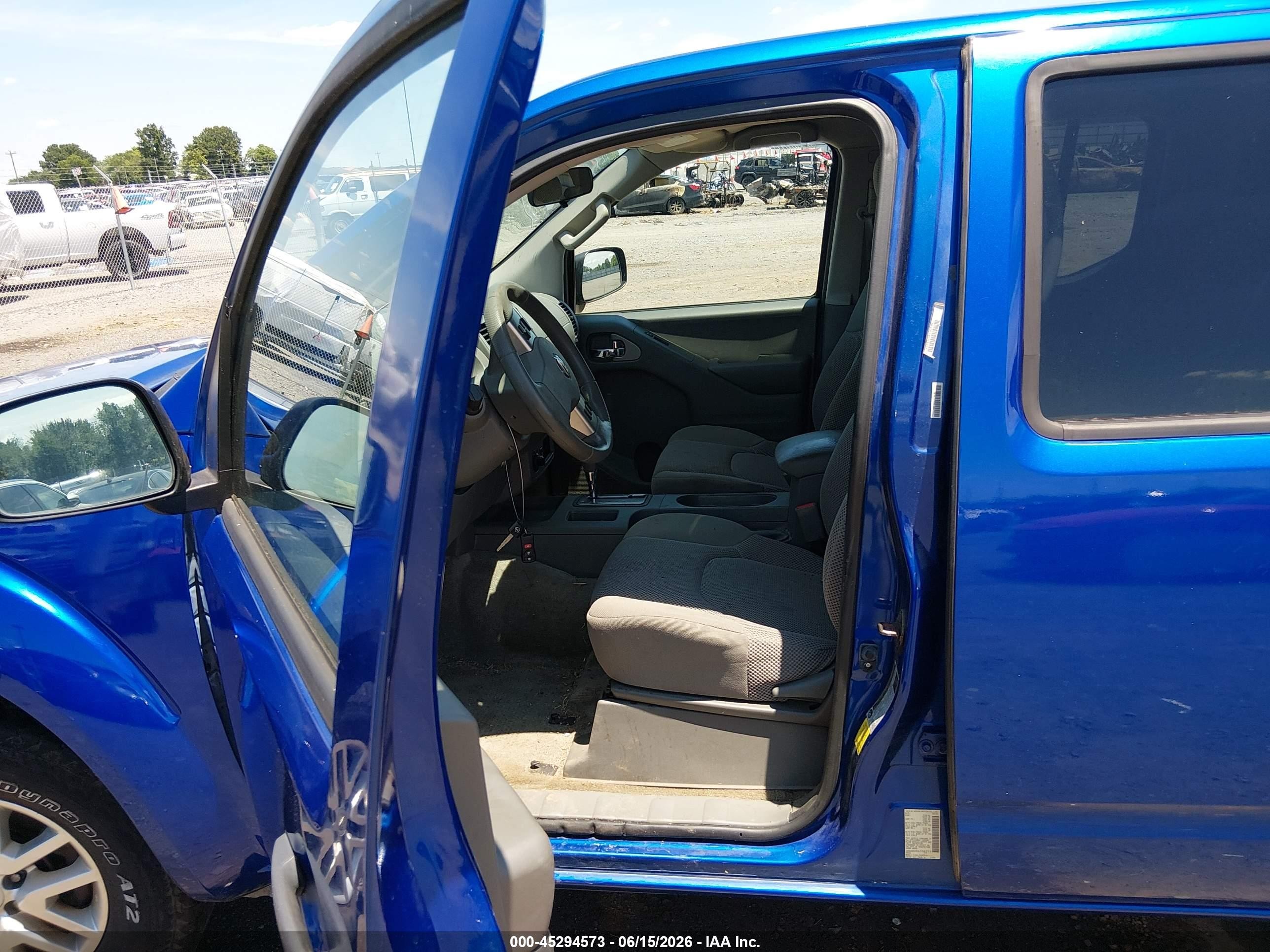 2015 Nissan Frontier Pro-4x/s/sl/sv Blue vin: 1N6AD0EV9FN708253