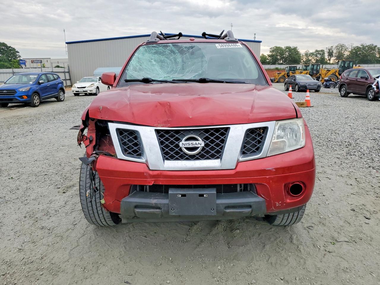 2015 Nissan Frontier Pro-4x Burgundy vin: 1N6AD0EV9FN713811