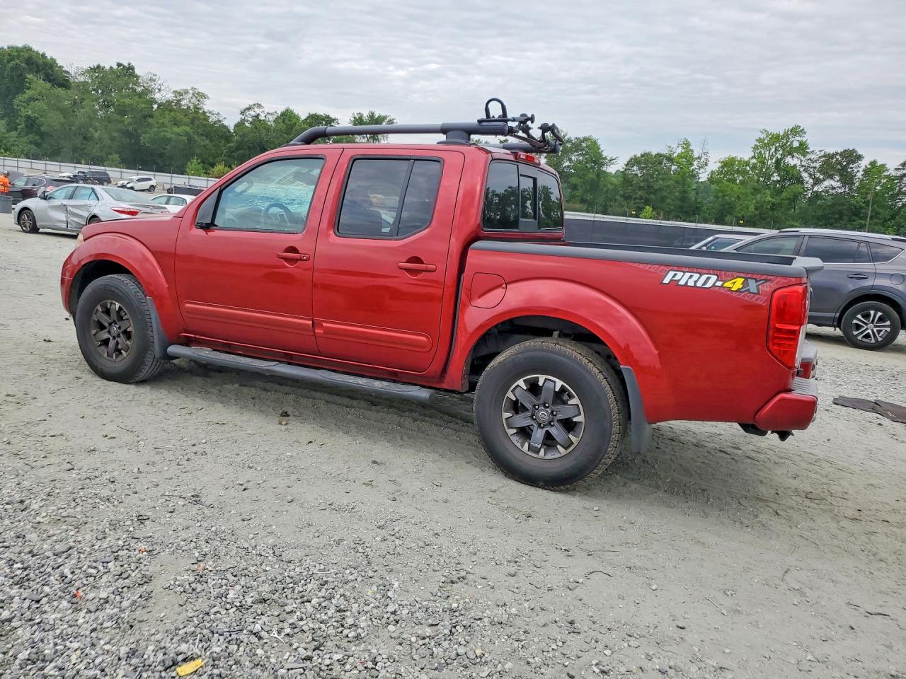 2015 Nissan Frontier Pro-4x Burgundy vin: 1N6AD0EV9FN713811