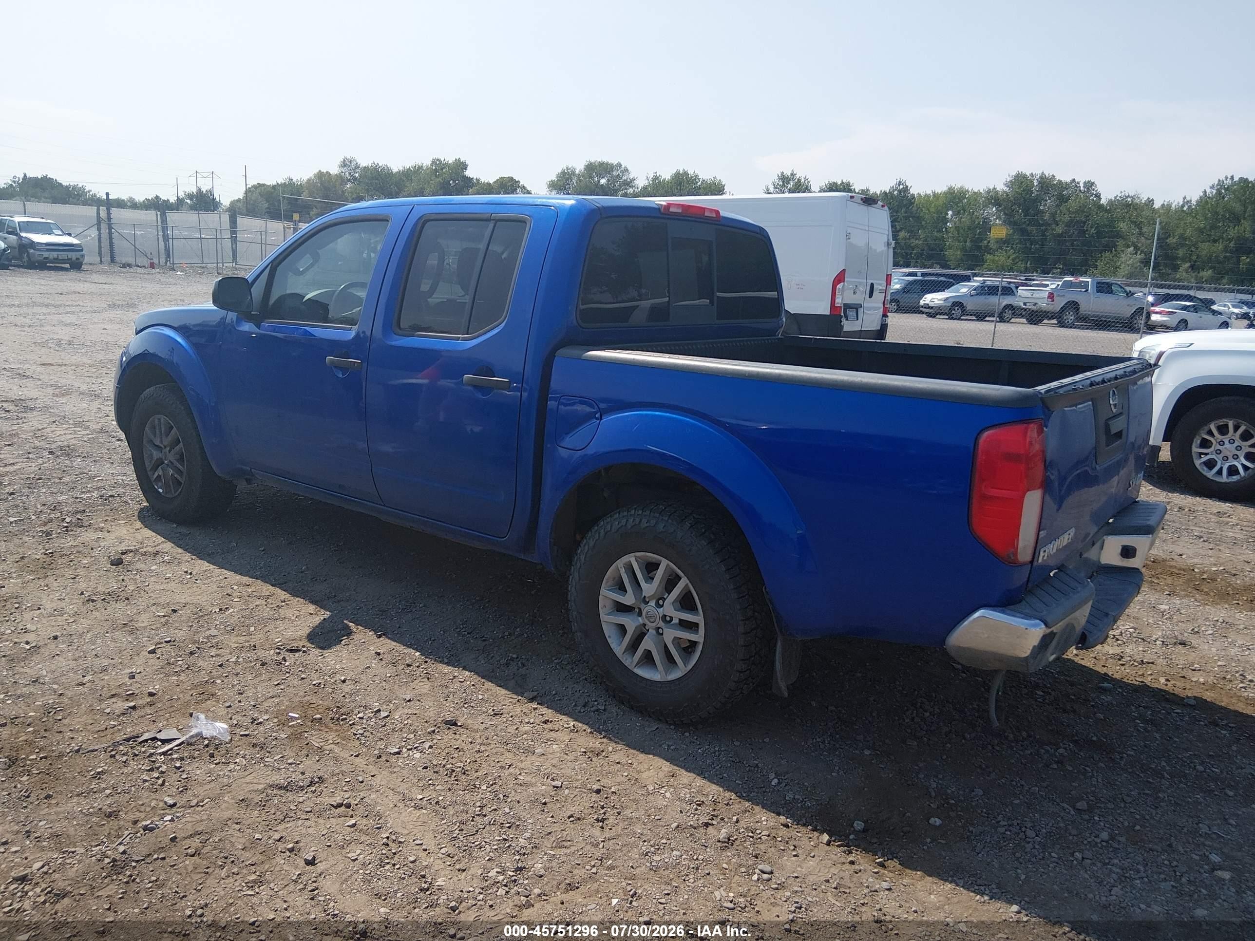 2015 Nissan Frontier Pro-4x/s/sl/sv Blue vin: 1N6AD0EV9FN739101