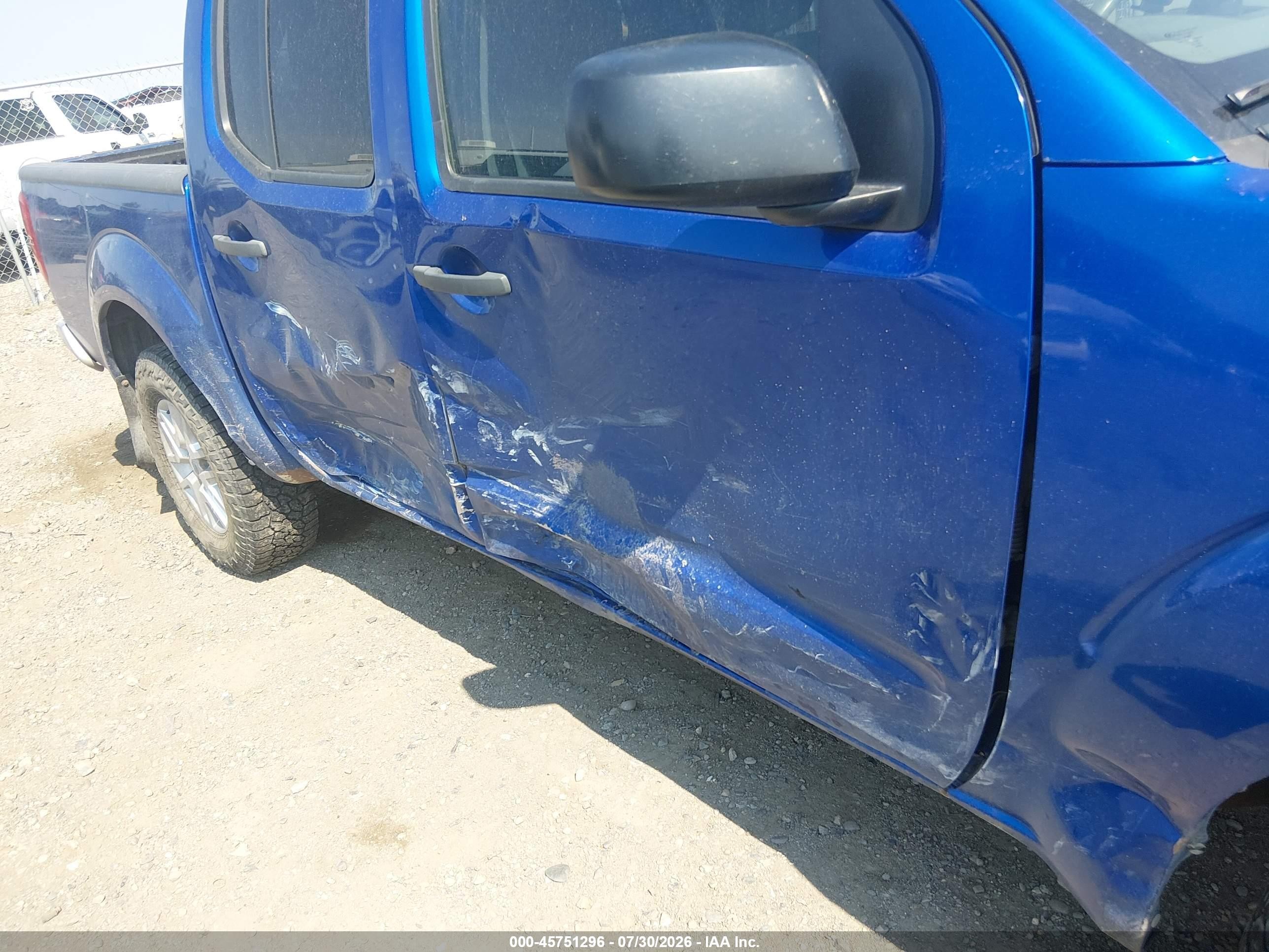 2015 Nissan Frontier Pro-4x/s/sl/sv Blue vin: 1N6AD0EV9FN739101