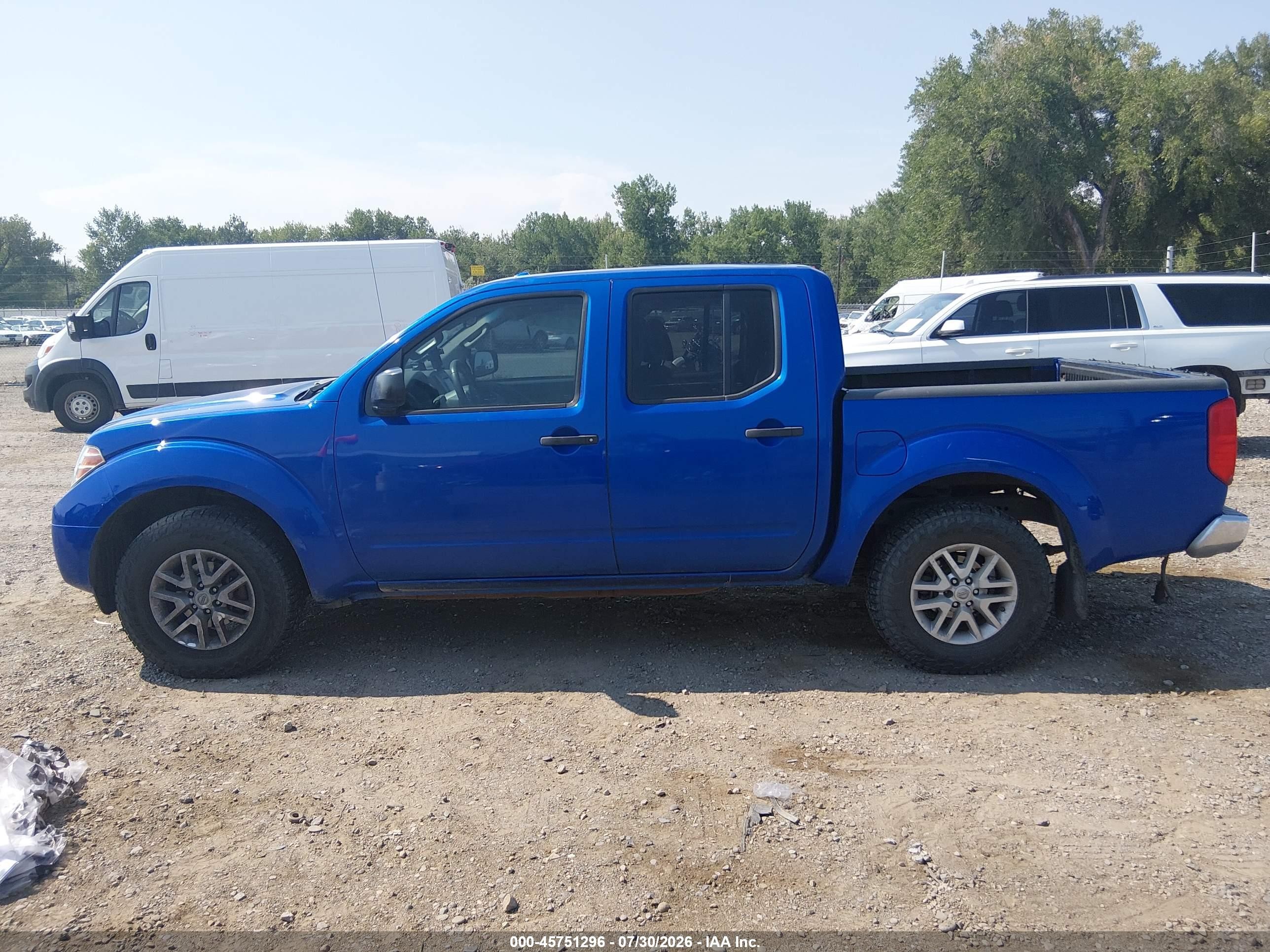 2015 Nissan Frontier Pro-4x/s/sl/sv Blue vin: 1N6AD0EV9FN739101