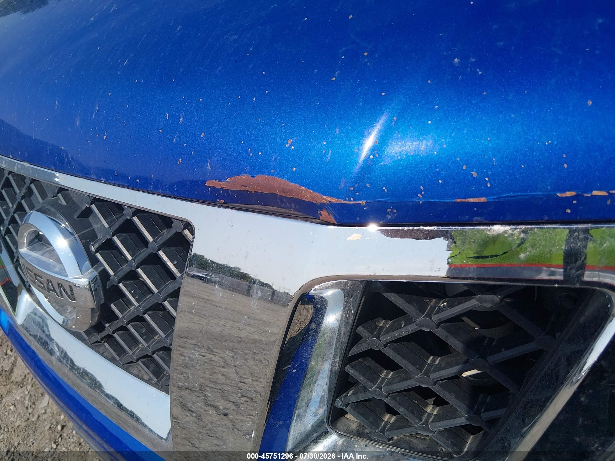 2015 Nissan Frontier Pro-4x/s/sl/sv Blue vin: 1N6AD0EV9FN739101