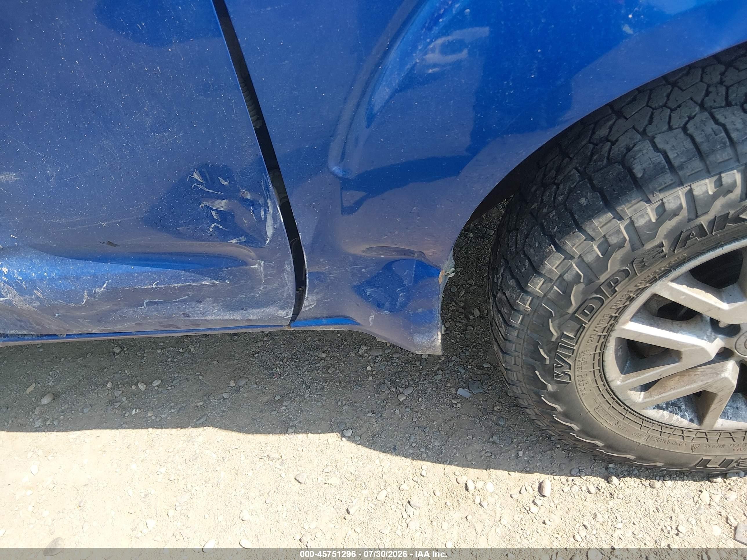 2015 Nissan Frontier Pro-4x/s/sl/sv Blue vin: 1N6AD0EV9FN739101