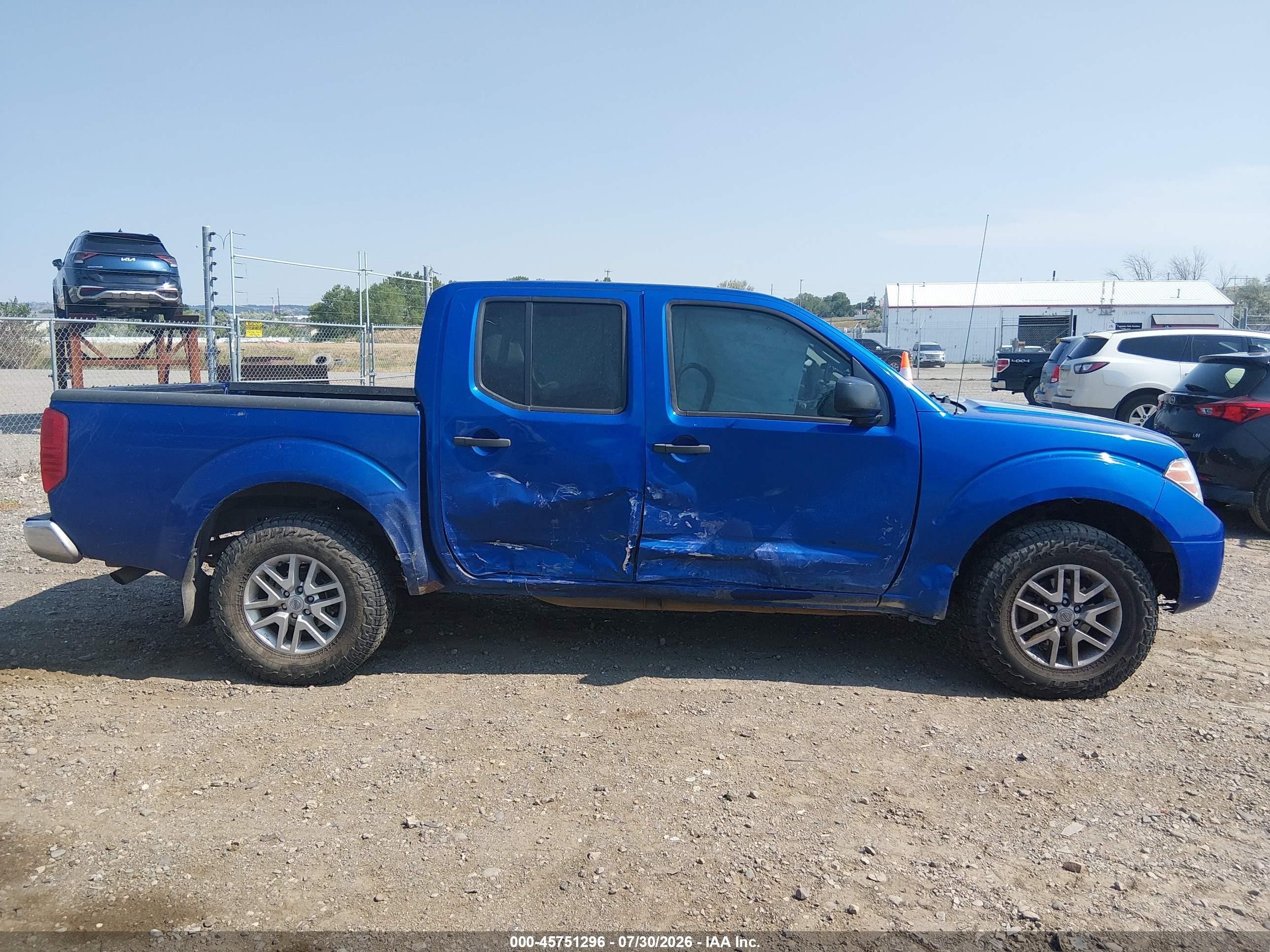 2015 Nissan Frontier Pro-4x/s/sl/sv Blue vin: 1N6AD0EV9FN739101