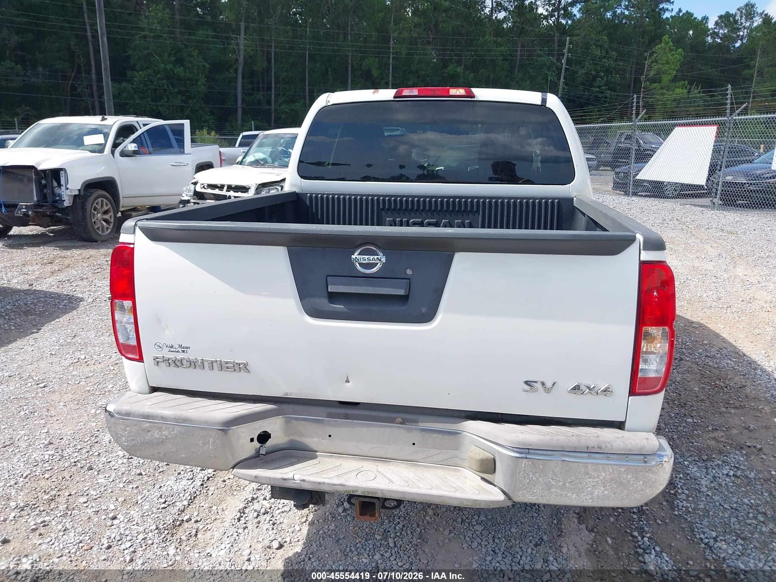 2015 Nissan Frontier Pro-4x/s/sl/sv White vin: 1N6AD0EV9FN745741