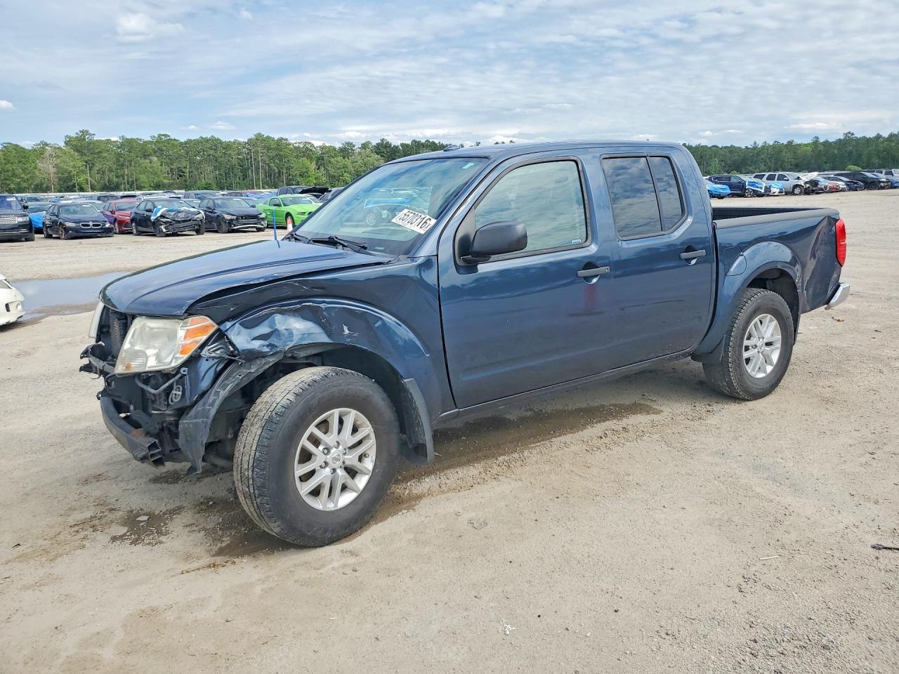 2016 Nissan Frontier Sv Blue vin: 1N6AD0EV9GN742811