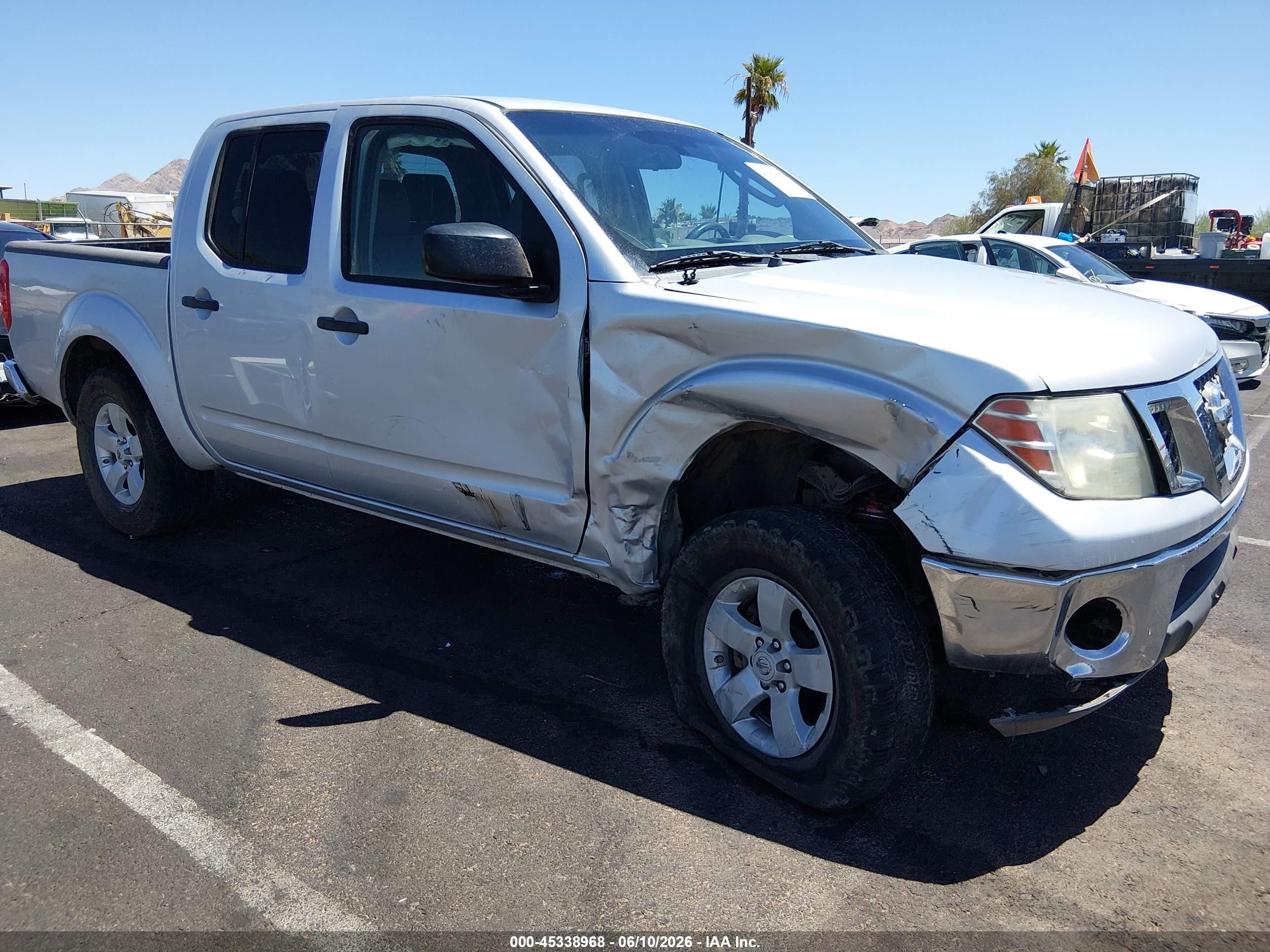 2010 Nissan Frontier Se Silver vin: 1N6AD0EVXAC423131