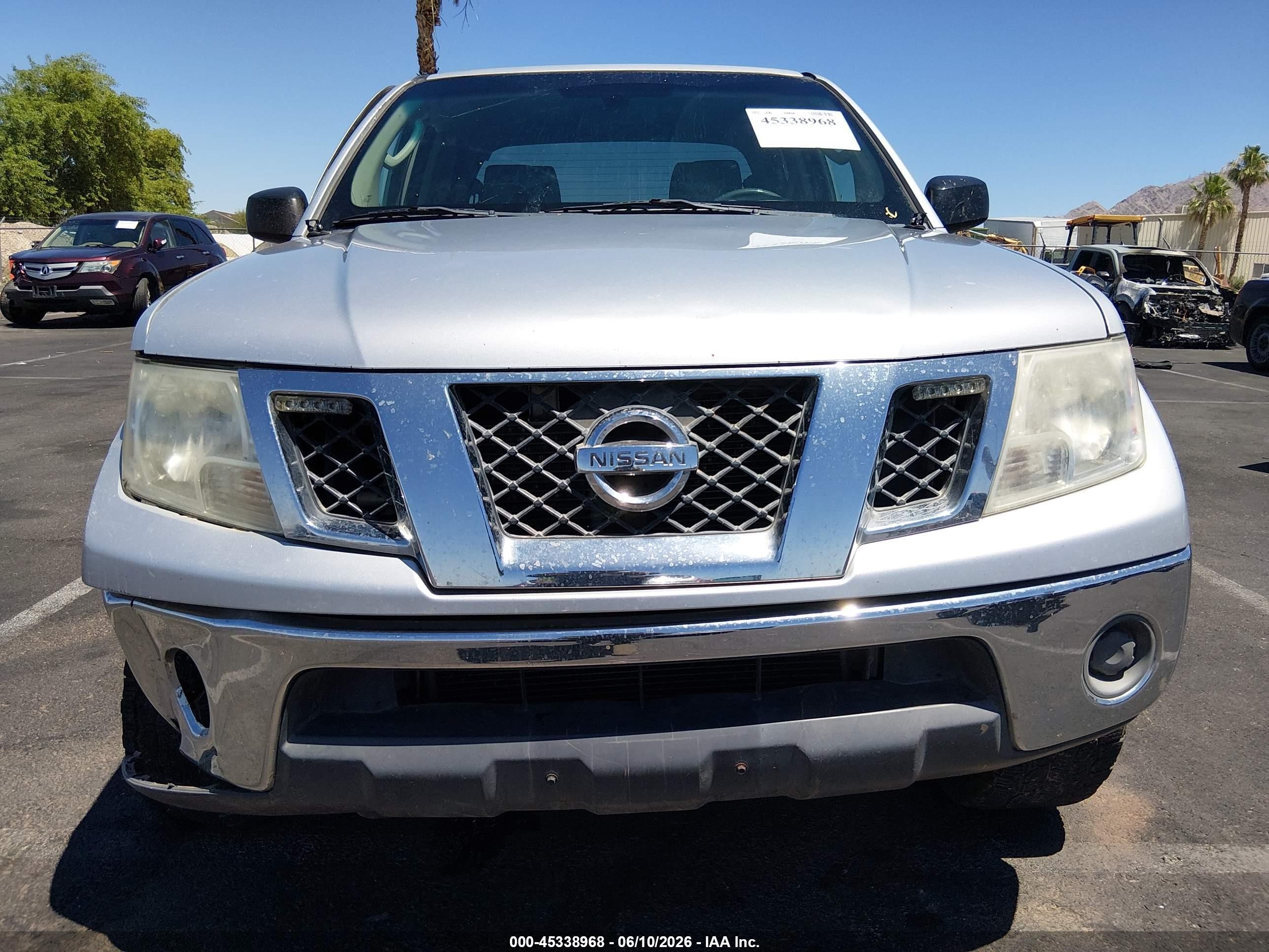 2010 Nissan Frontier Se Silver vin: 1N6AD0EVXAC423131