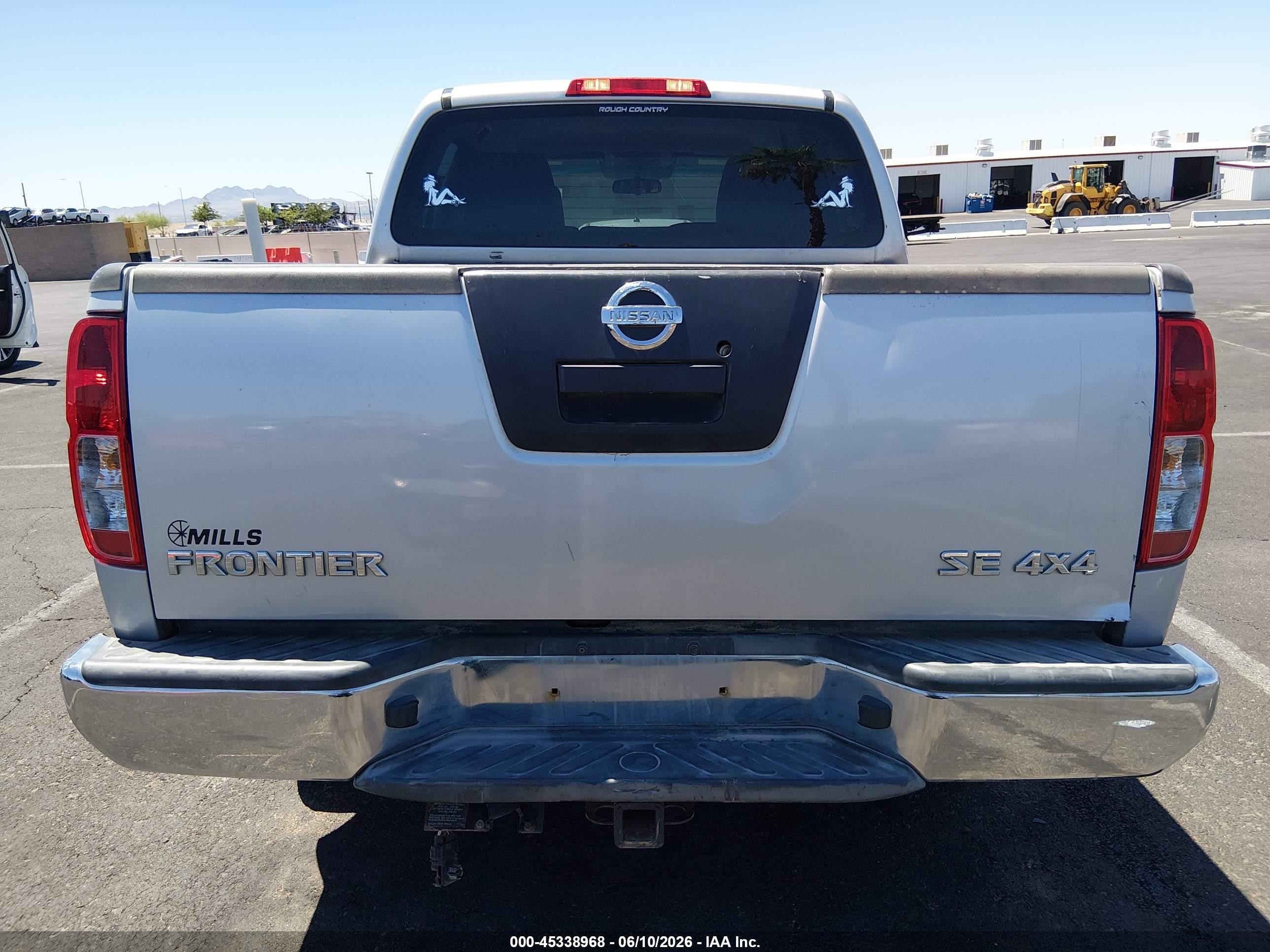 2010 Nissan Frontier Se Silver vin: 1N6AD0EVXAC423131