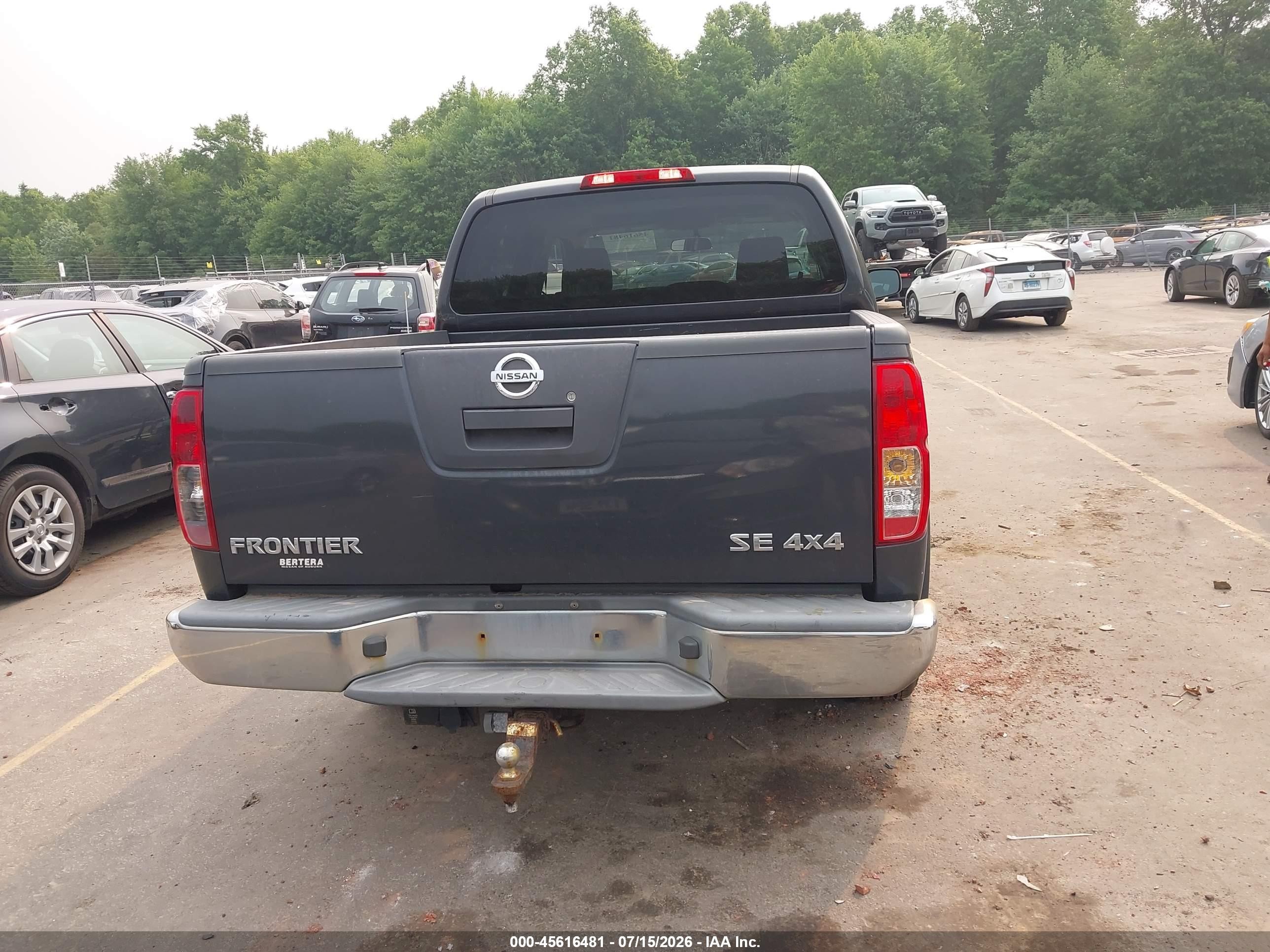 2010 Nissan Frontier Se Black vin: 1N6AD0EVXAC445601