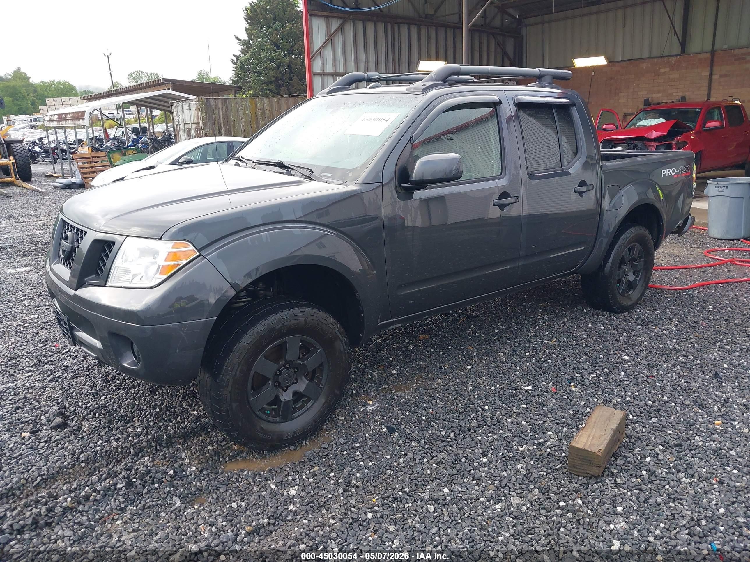 2011 Nissan Frontier Pro-4x Gray vin: 1N6AD0EVXBC402619