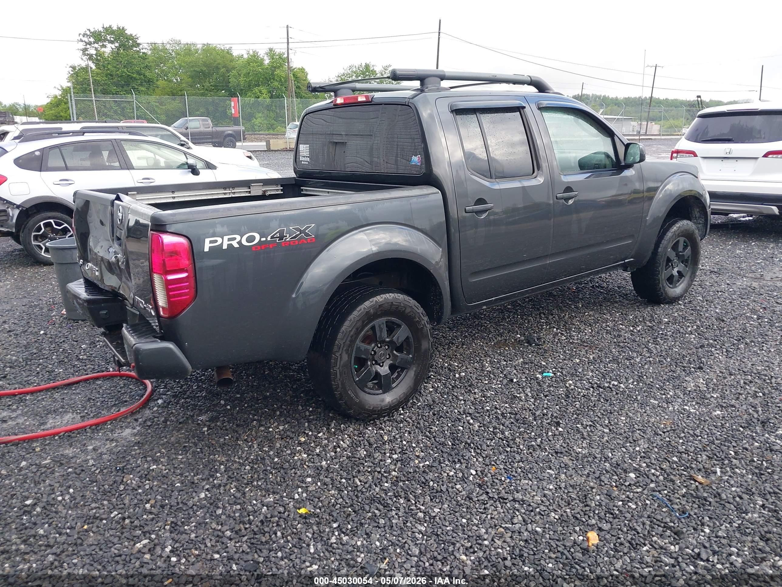 2011 Nissan Frontier Pro-4x Gray vin: 1N6AD0EVXBC402619