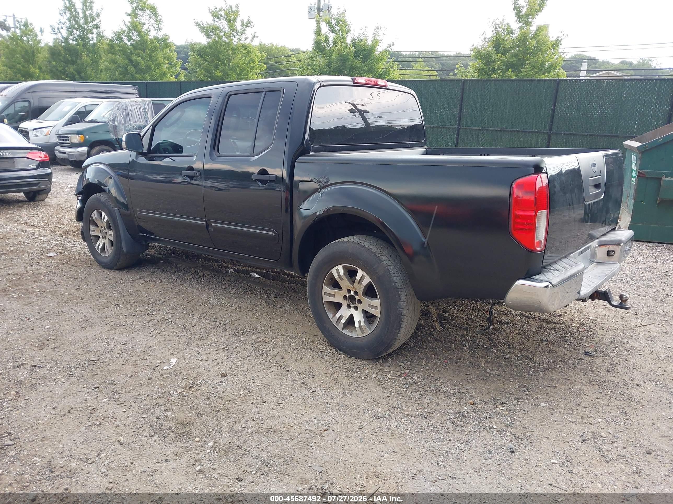 2011 Nissan Frontier Sl Black vin: 1N6AD0EVXBC445535