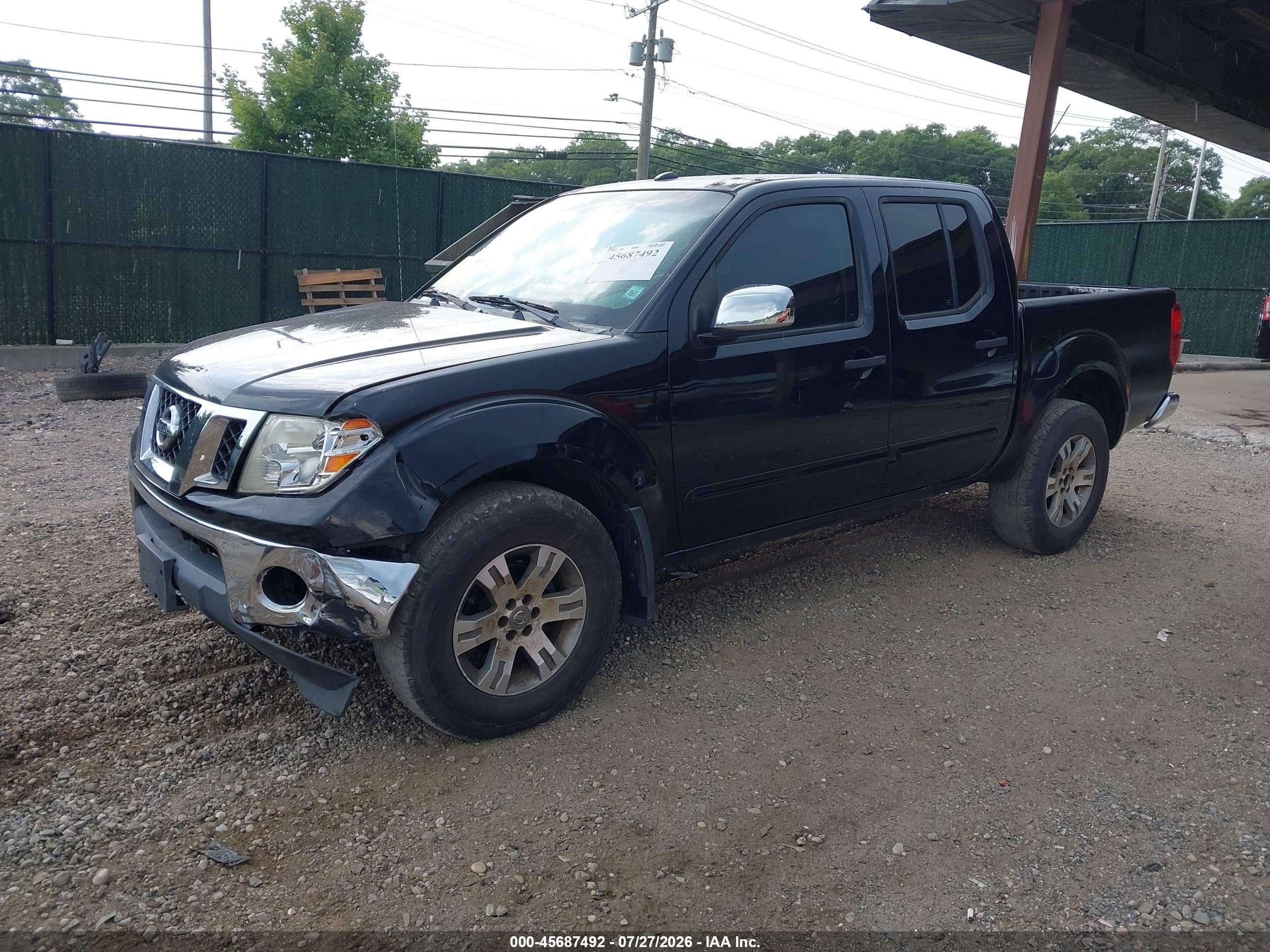 2011 Nissan Frontier Sl Черный vin: 1N6AD0EVXBC445535