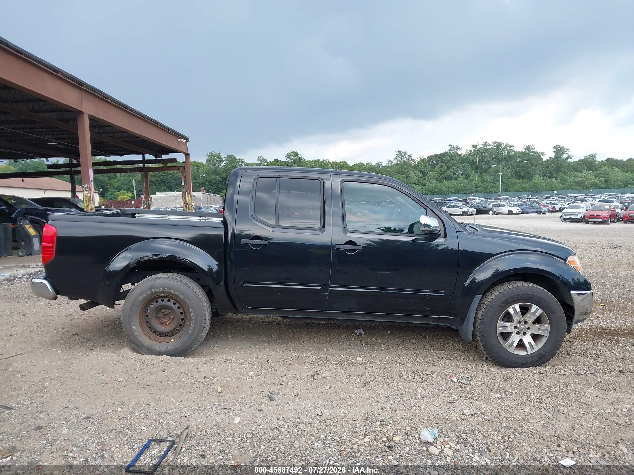 2011 Nissan Frontier Sl Черный vin: 1N6AD0EVXBC445535