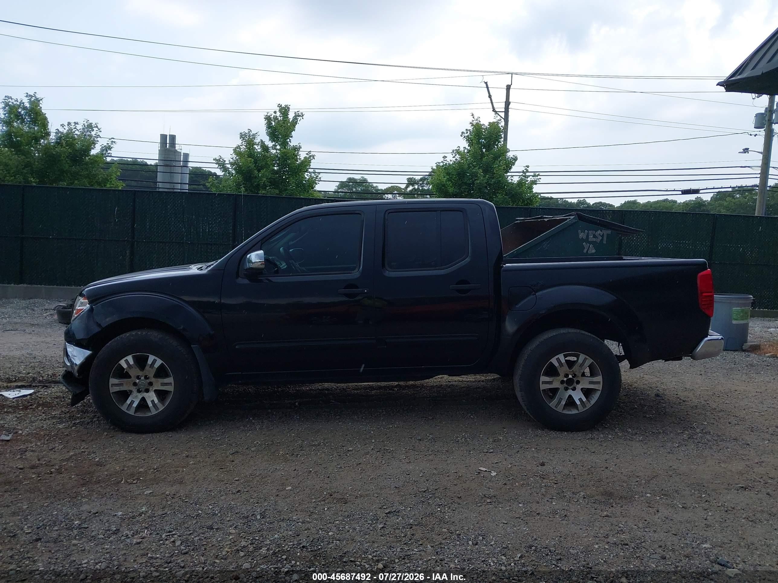 2011 Nissan Frontier Sl Черный vin: 1N6AD0EVXBC445535