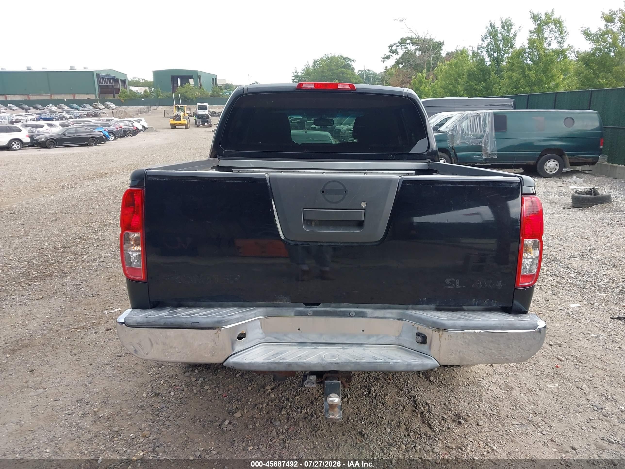 2011 Nissan Frontier Sl Черный vin: 1N6AD0EVXBC445535